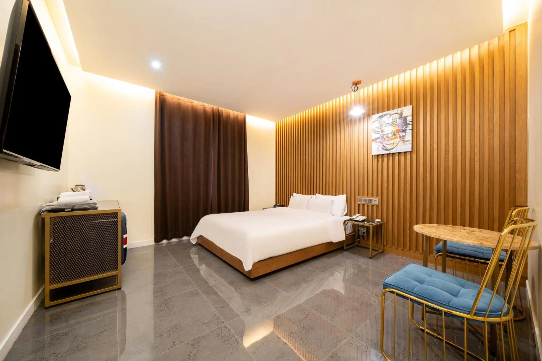 Bed in Suncheon Hound Hotel Suncheon Station Branch