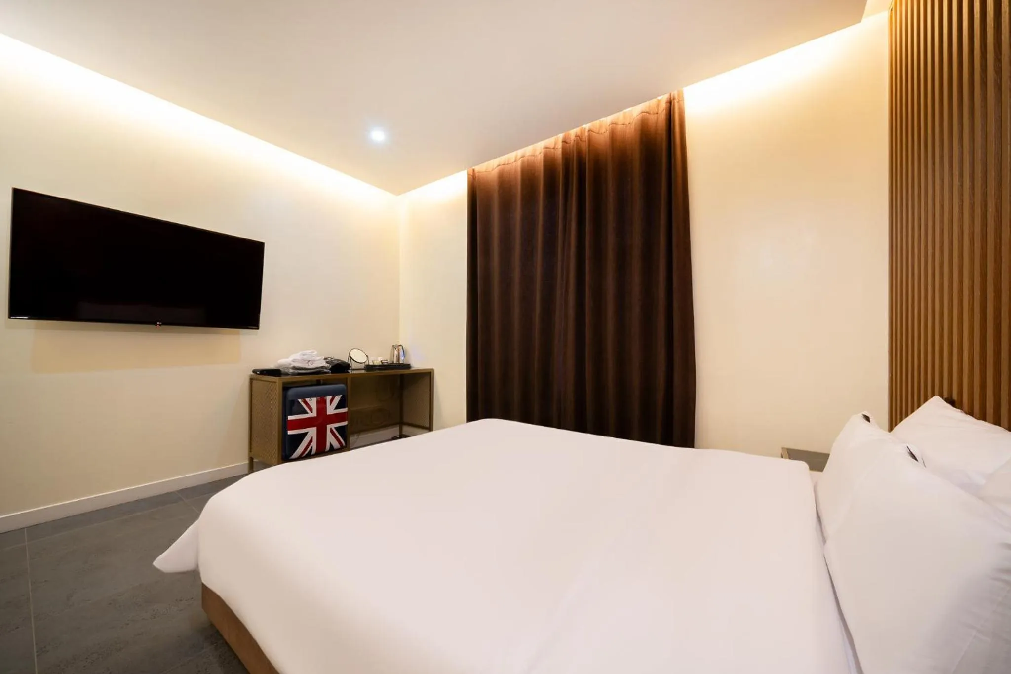 Bed in Suncheon Hound Hotel Suncheon Station Branch