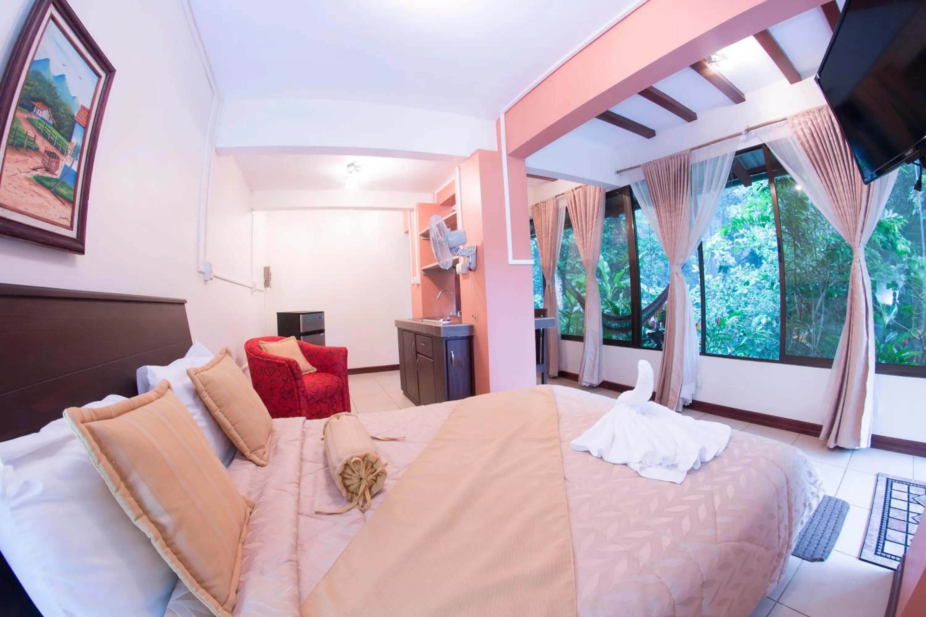 Bedroom, Bed in Hotel San Rafael Ecolodge