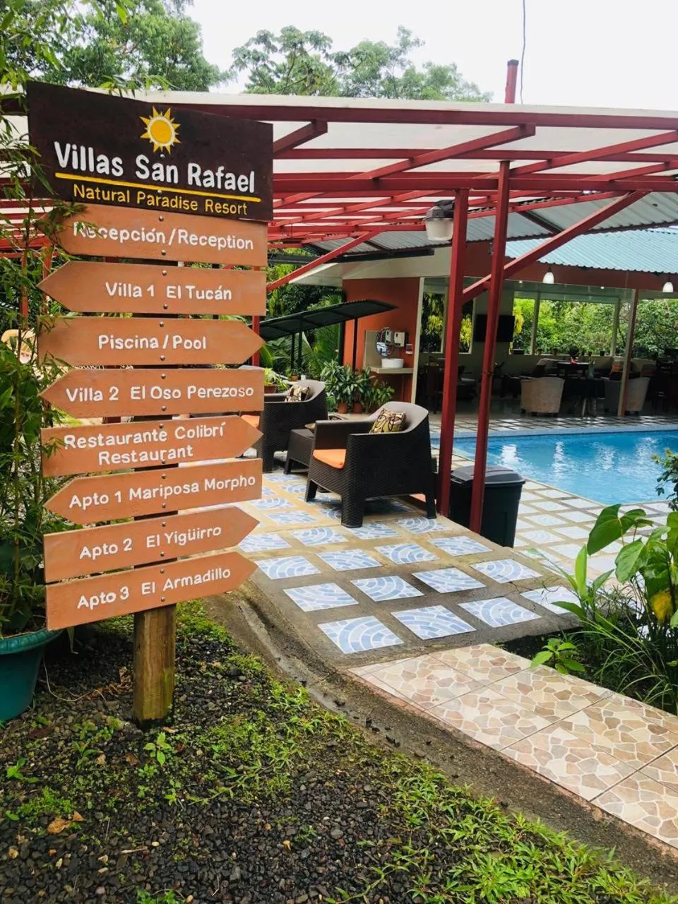 Off site in Hotel San Rafael Ecolodge