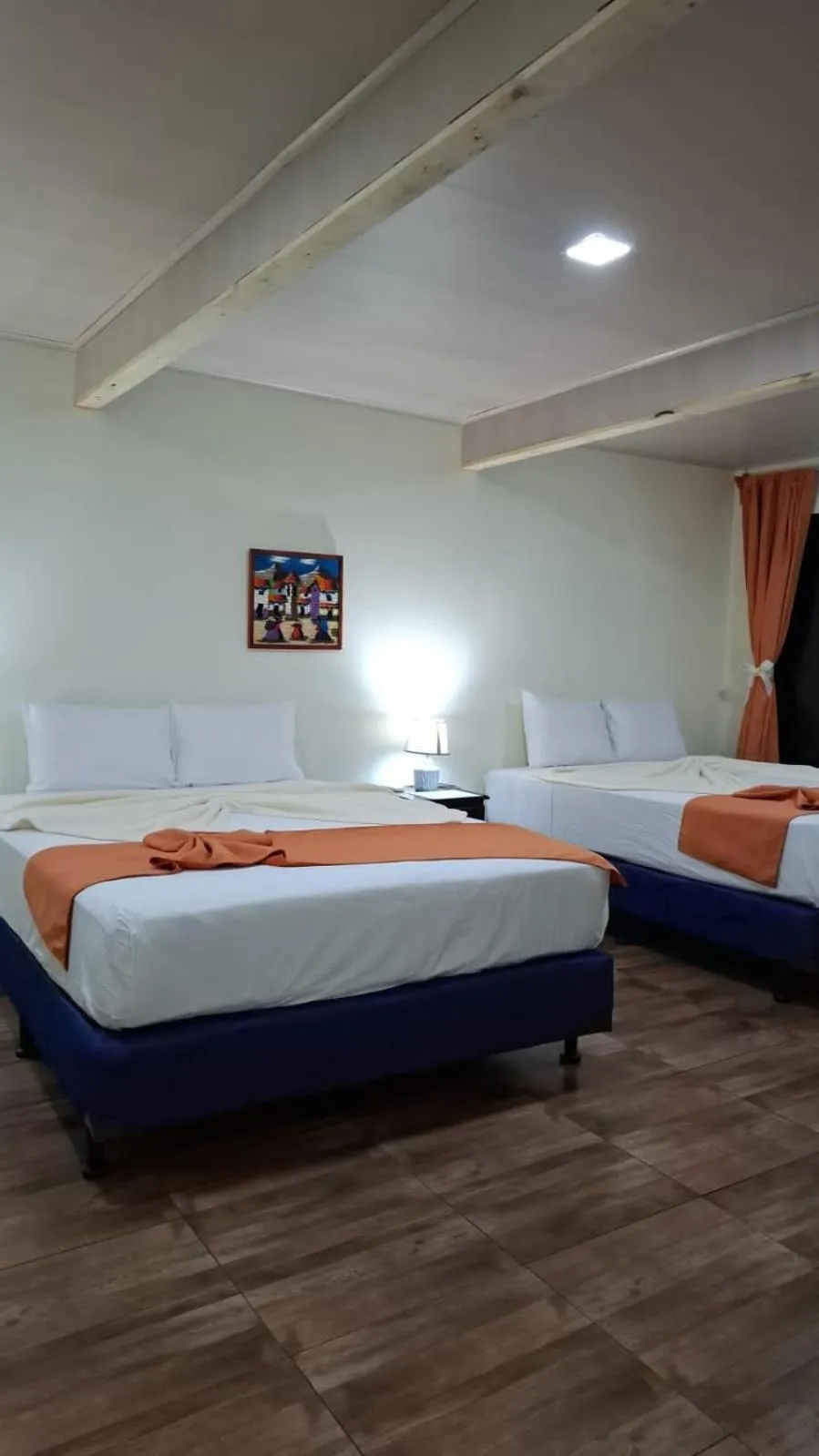 Bed in Hotel San Rafael Ecolodge