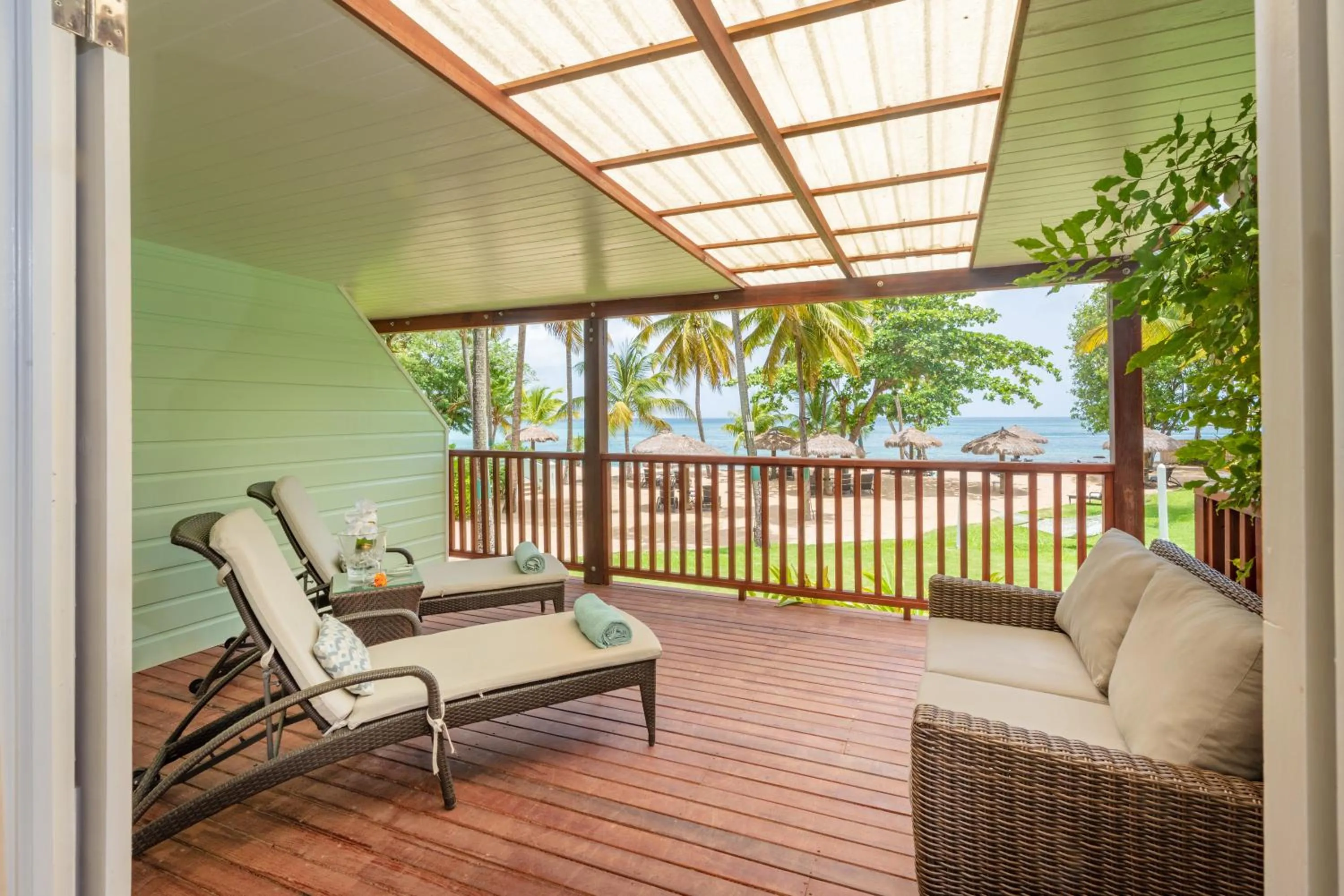 Balcony/Terrace in East Winds St. Lucia- All Inclusive