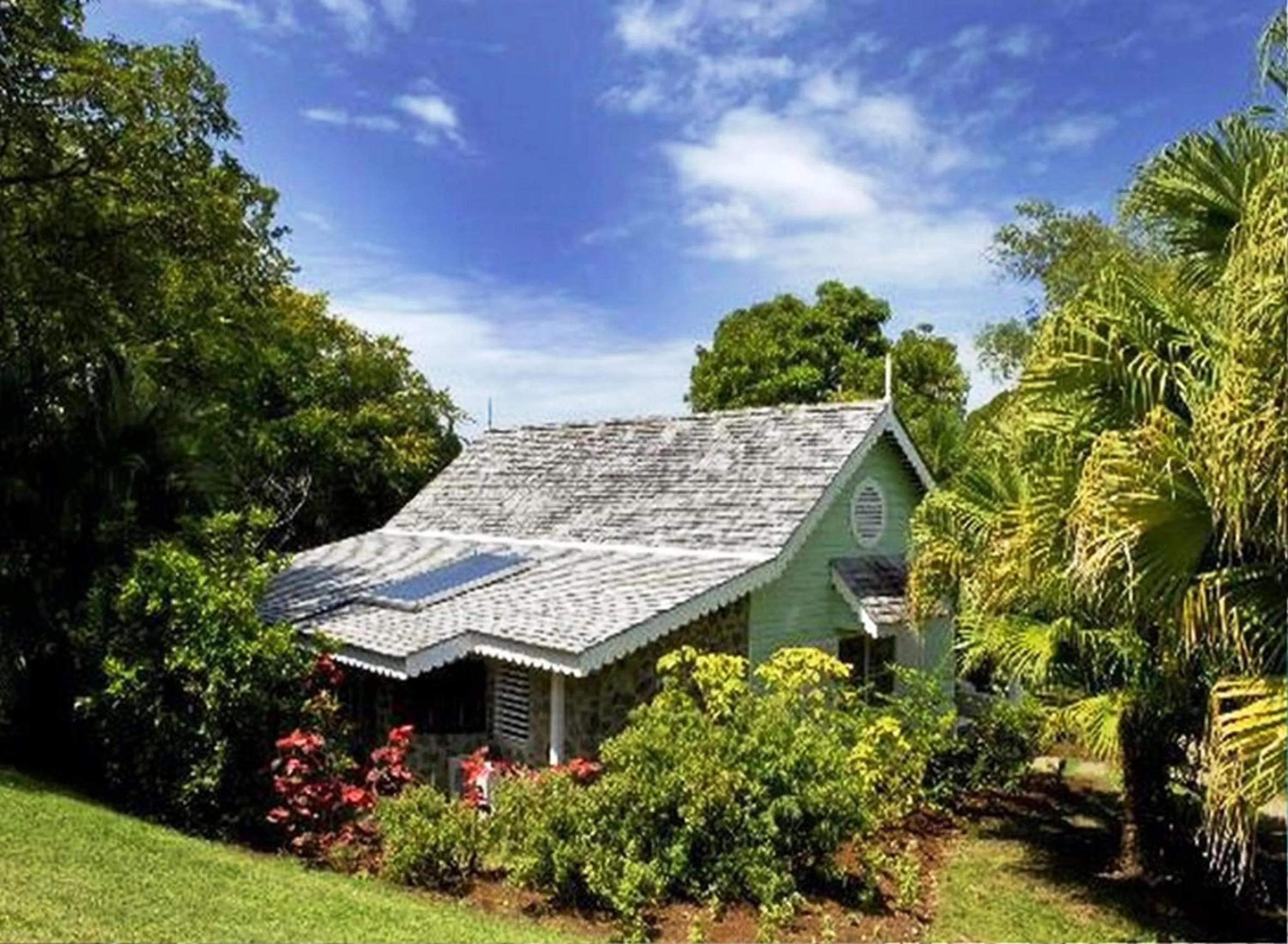 Garden view in East Winds St. Lucia- All Inclusive