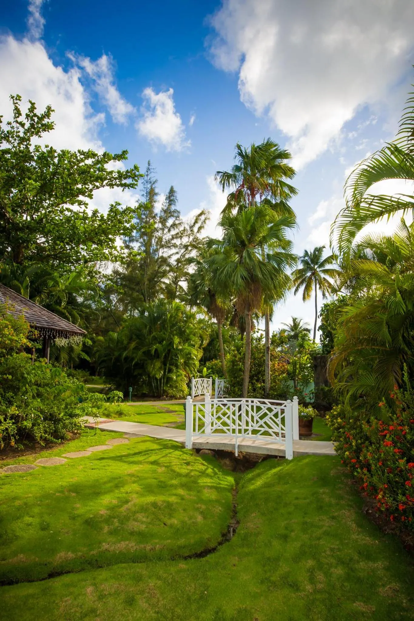 Garden view in East Winds St. Lucia- All Inclusive