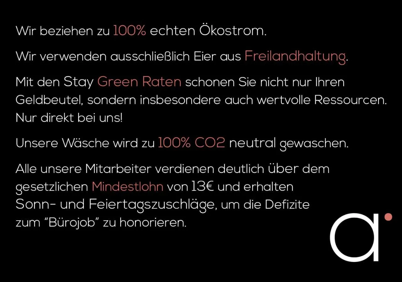 Logo/Certificate/Sign in Boutique Hotel Atrium München