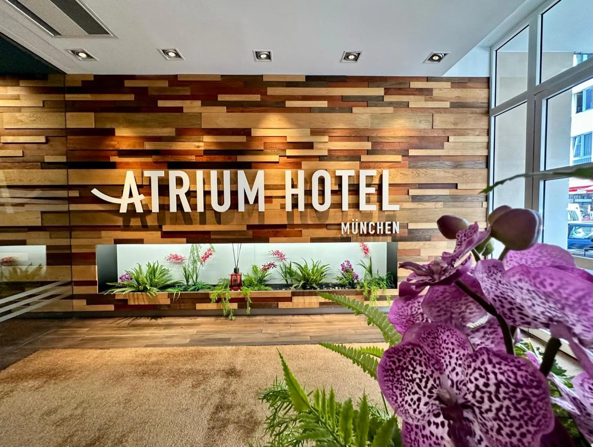 Facade/entrance in Boutique Hotel Atrium München