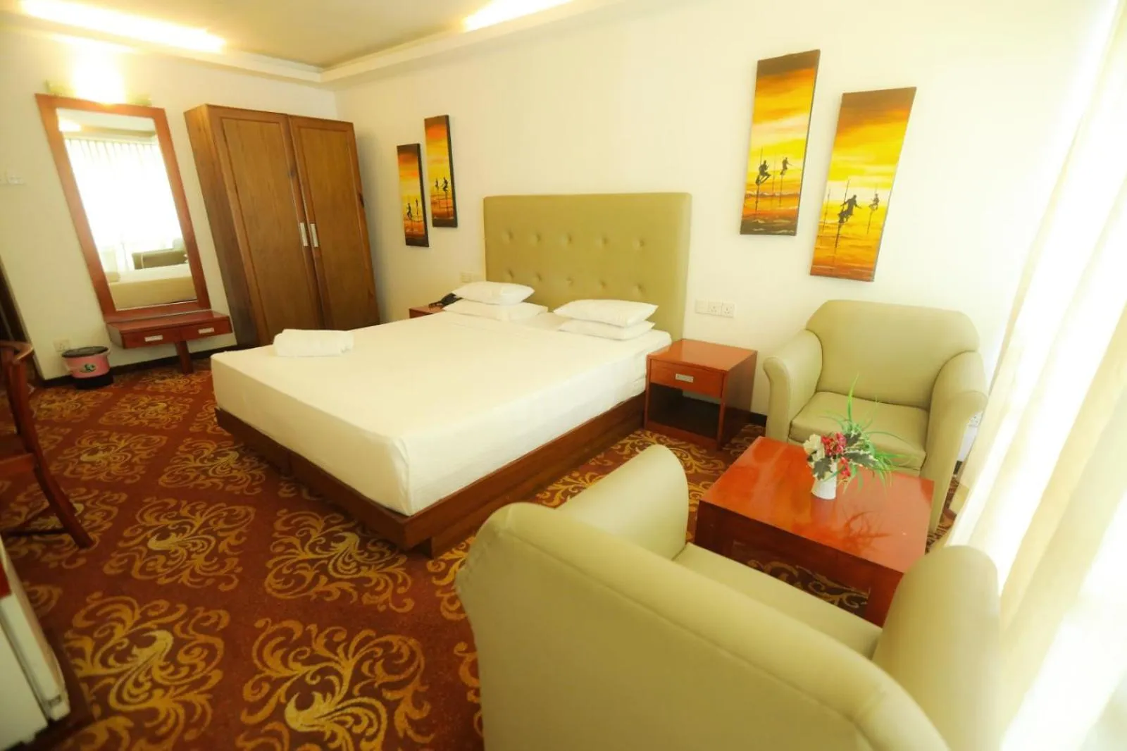 Bed in Ramadia Ran Mal Holiday Resort