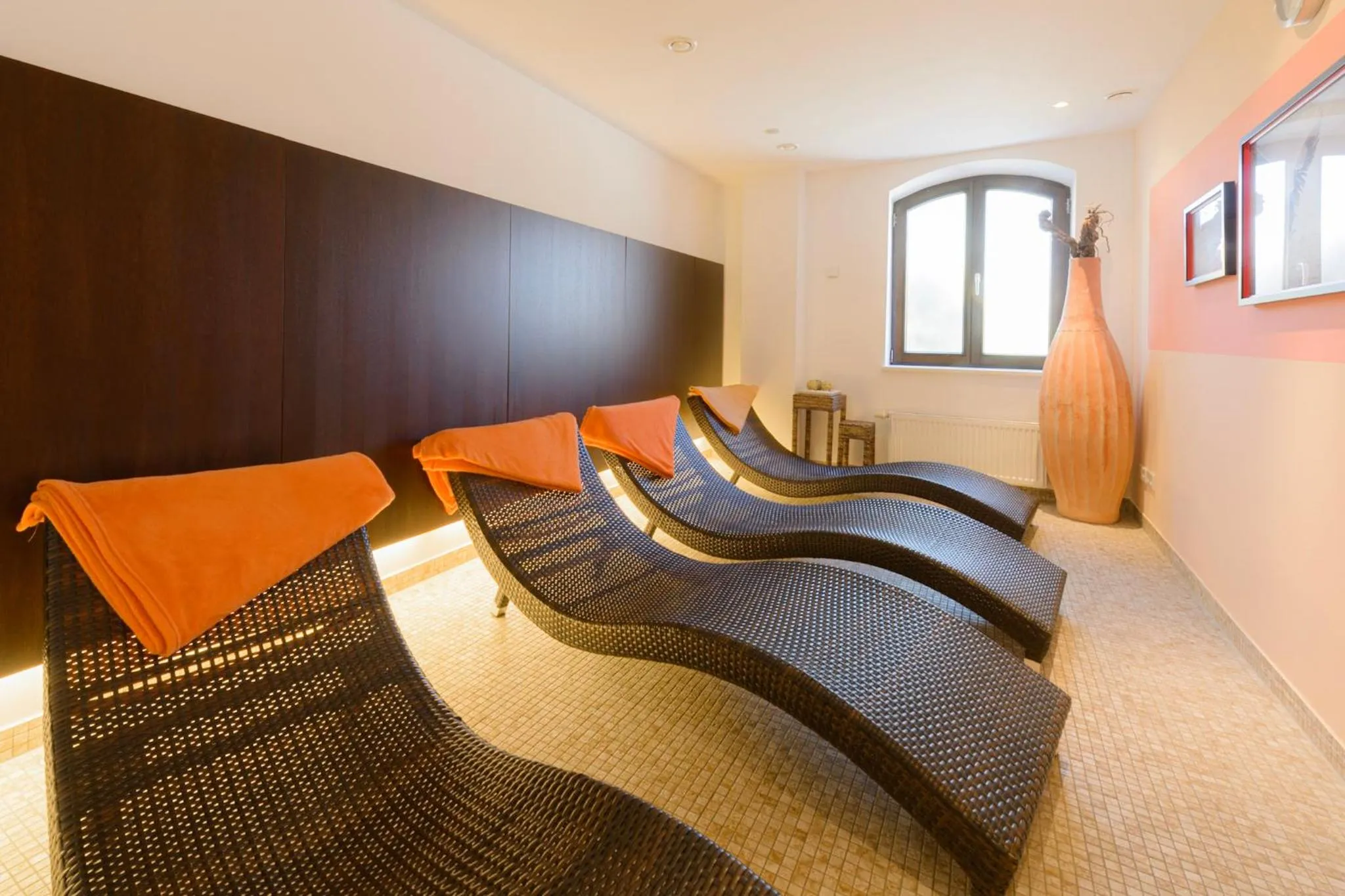 Sauna in Hotel Am Tiefwarensee