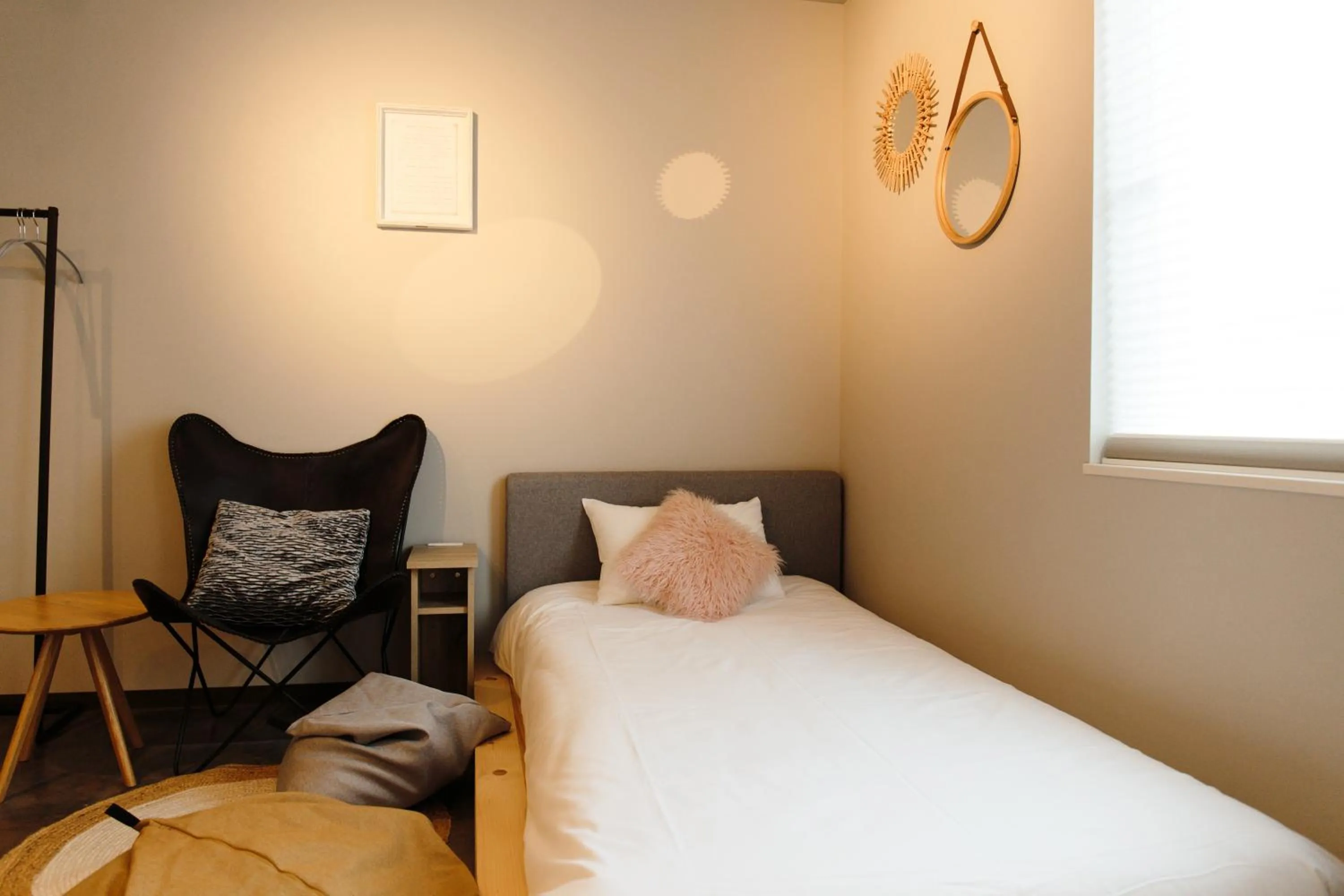 Bed in Lampstand STAY Asahikawa