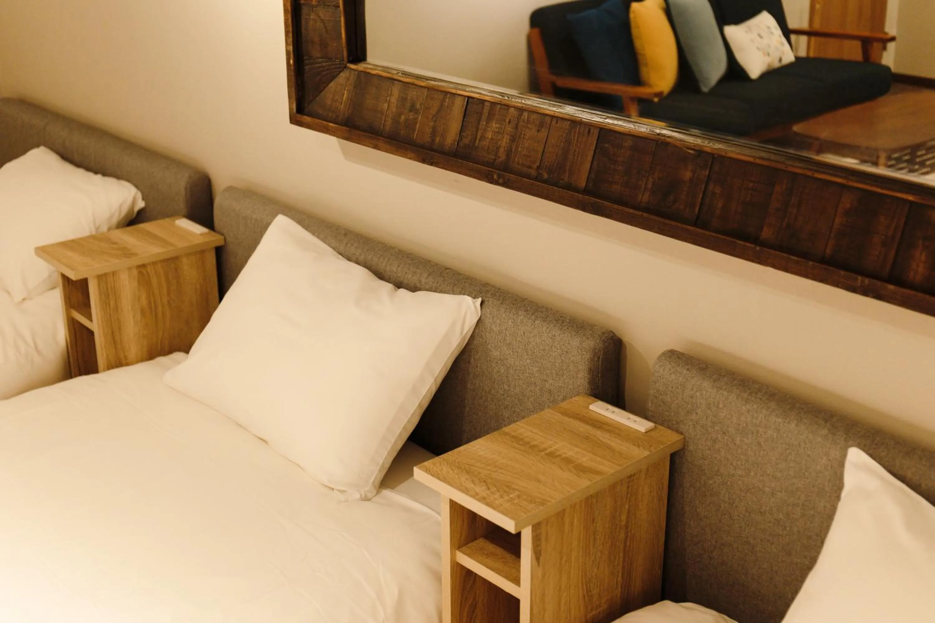 Bed in Lampstand STAY Asahikawa