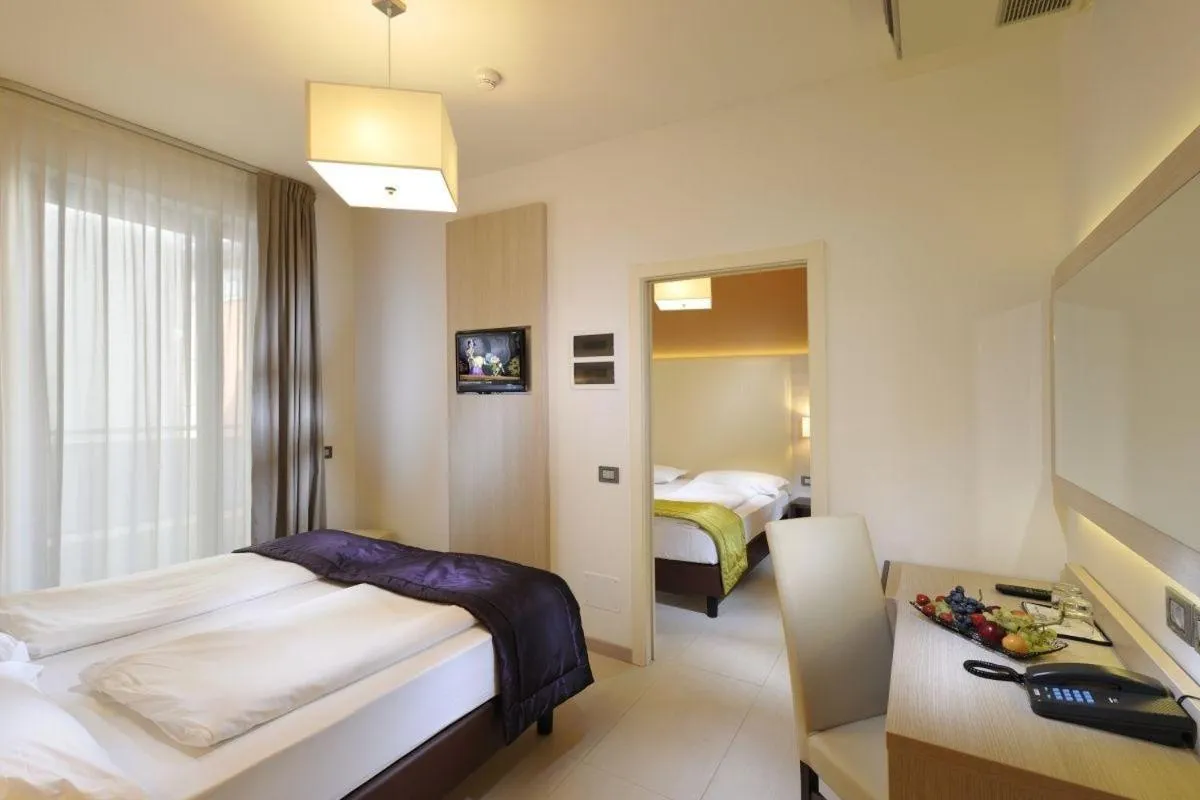 Bed in Hotel Lido Bibione Beach