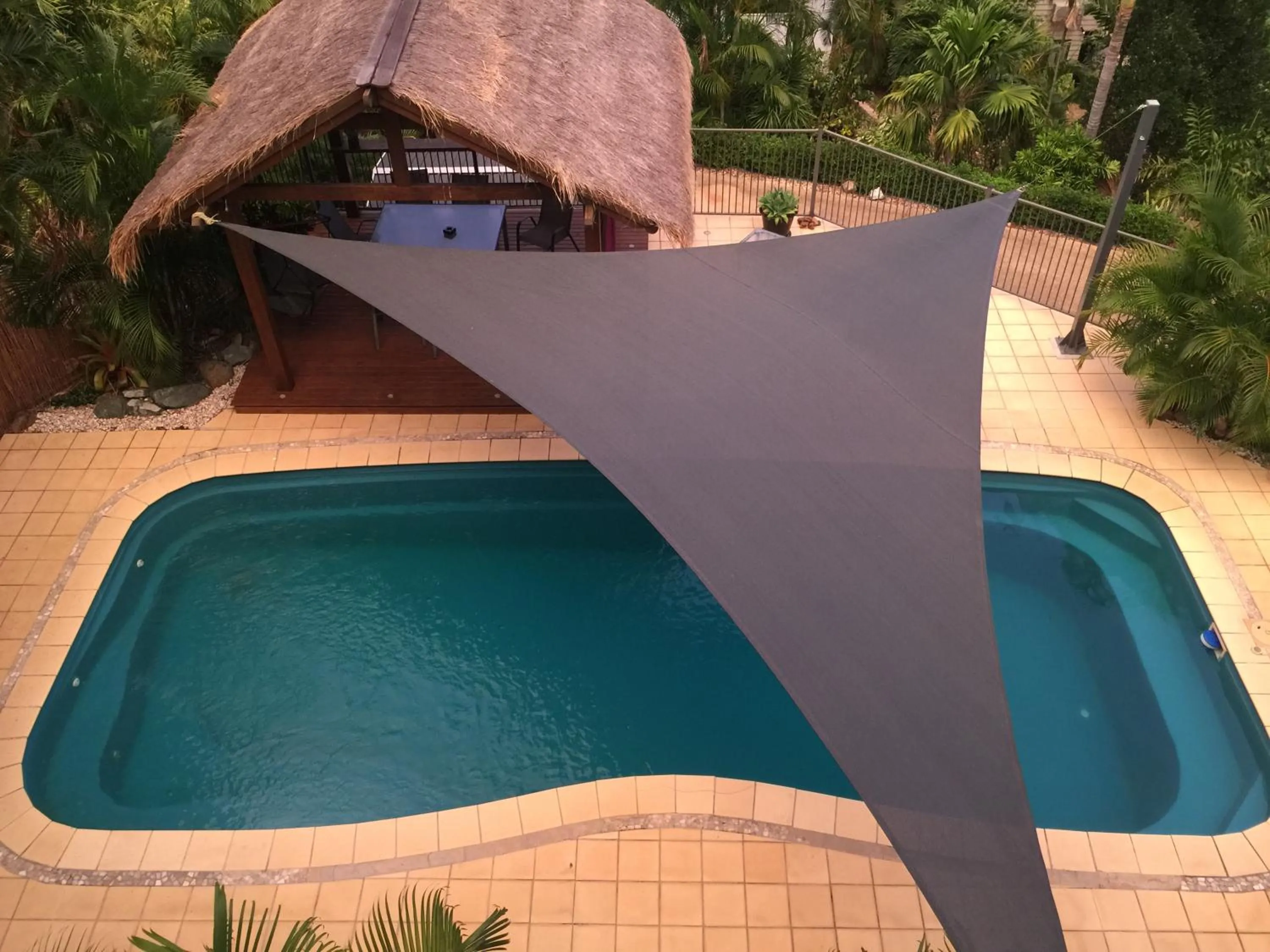 Pool view in Island Views