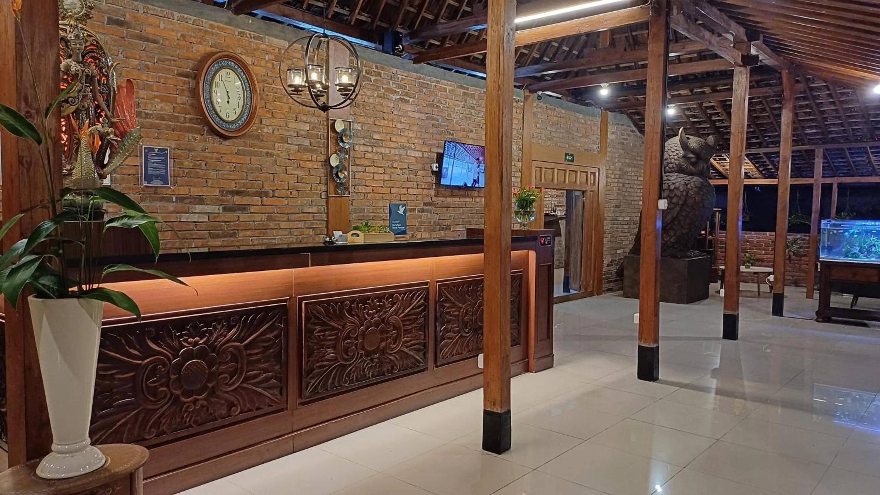 Lobby or reception in D'Kaliurang Resort & Convention Yogyakarta