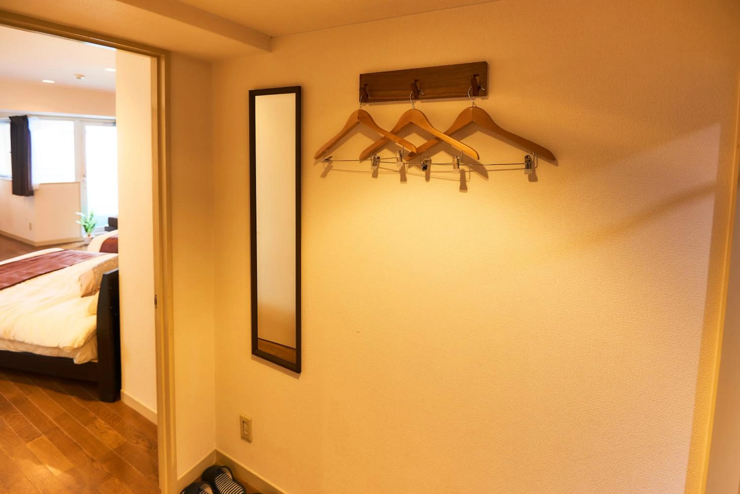 Bed in S'CASA NishiShinjuku