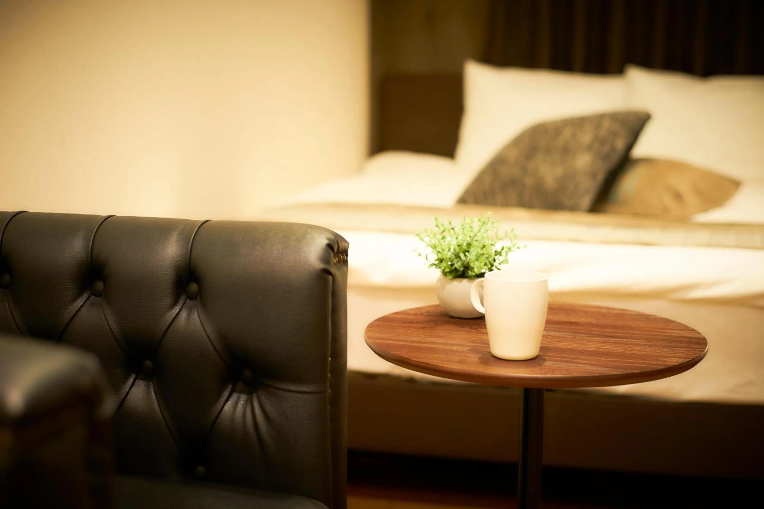 Bed in S'CASA NishiShinjuku