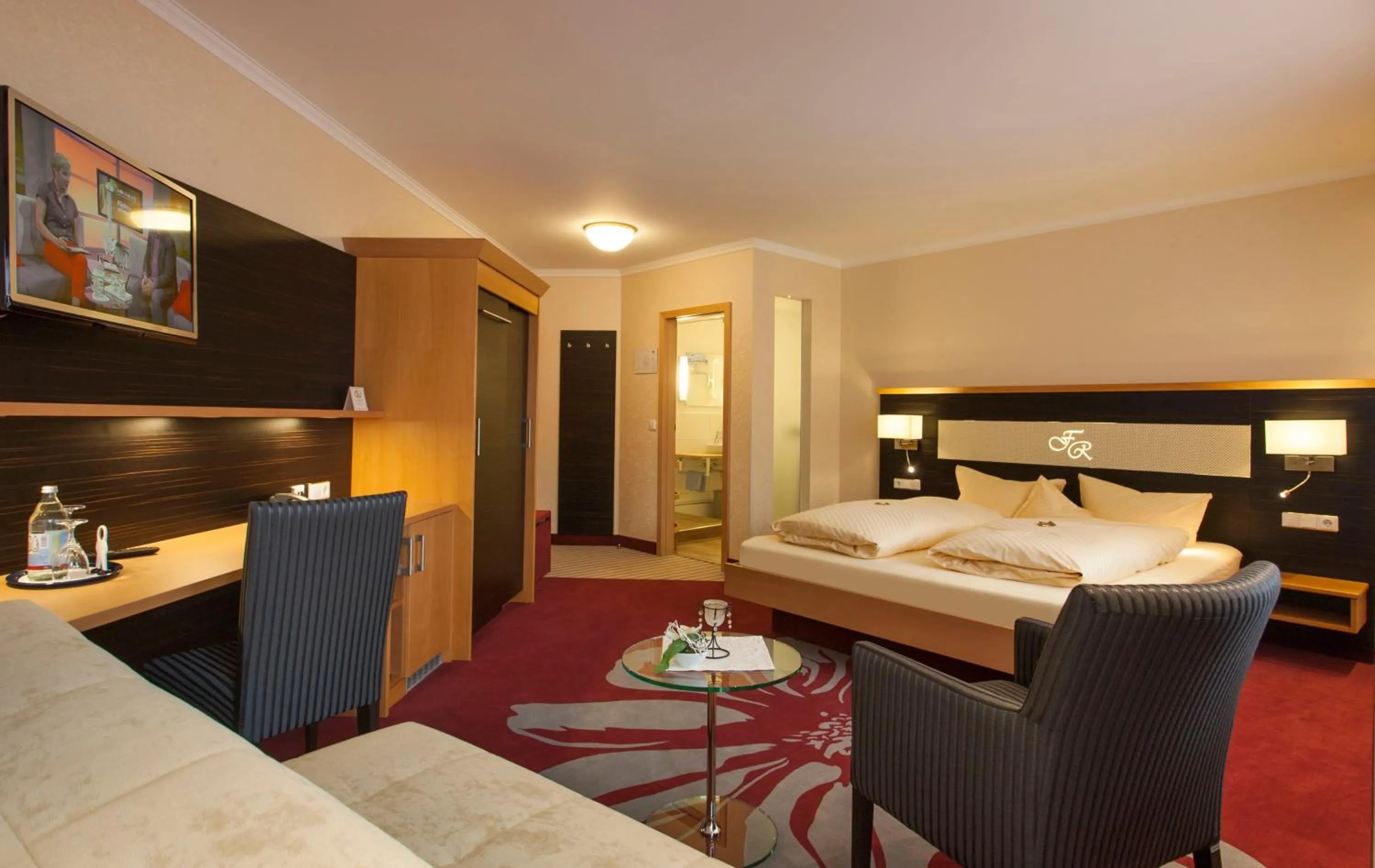 Photo of the whole room, Bed in Forellenhof Rössle Hotel & Restaurant