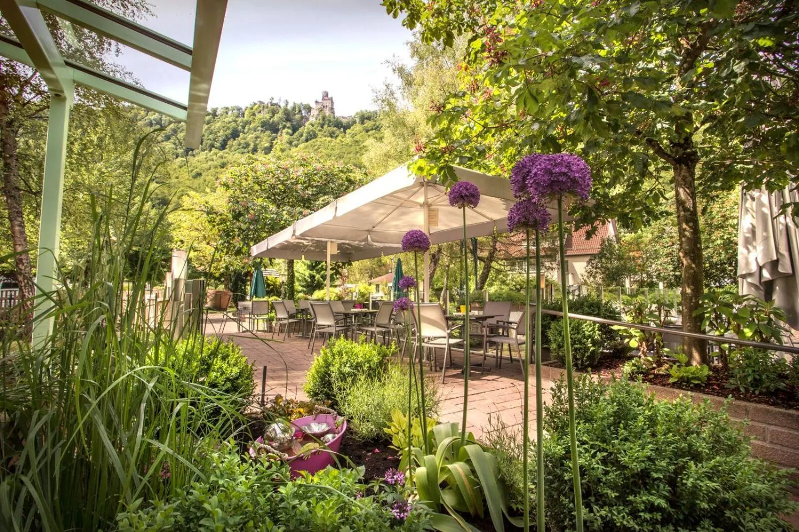 Balcony/Terrace in Forellenhof Rössle Hotel & Restaurant
