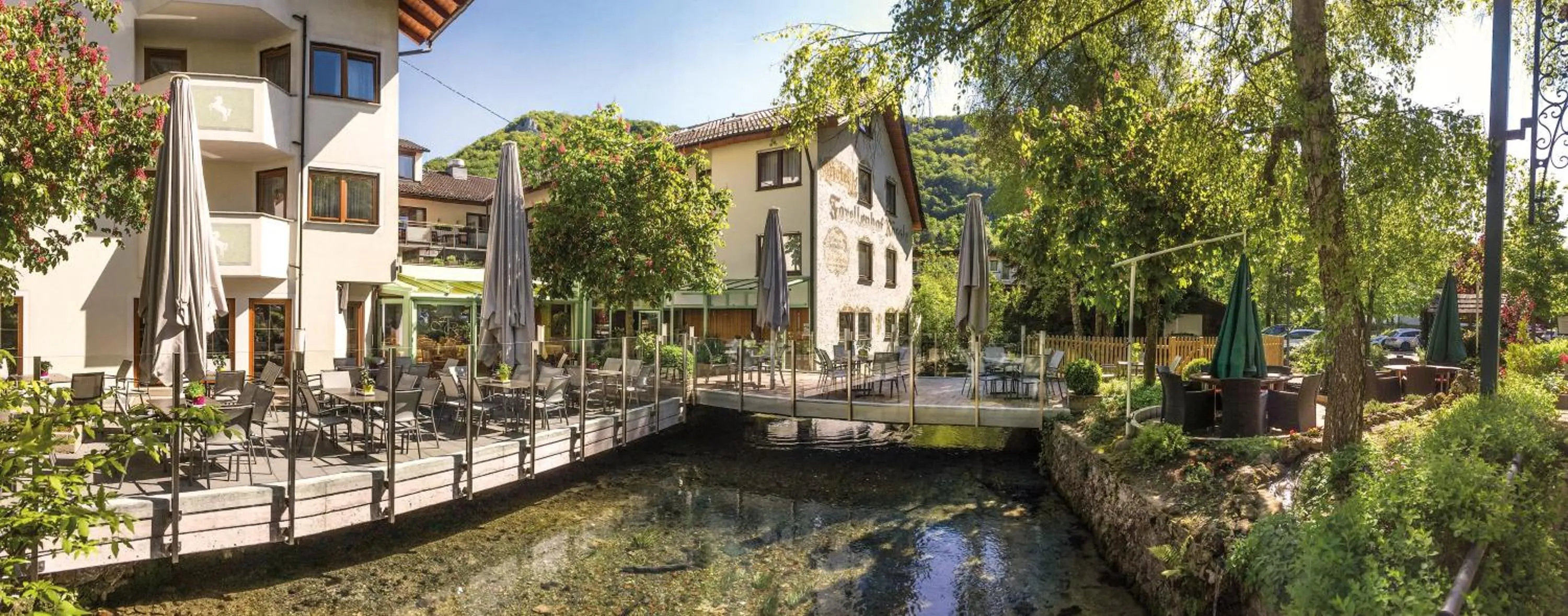 Property building in Forellenhof Rössle Hotel & Restaurant