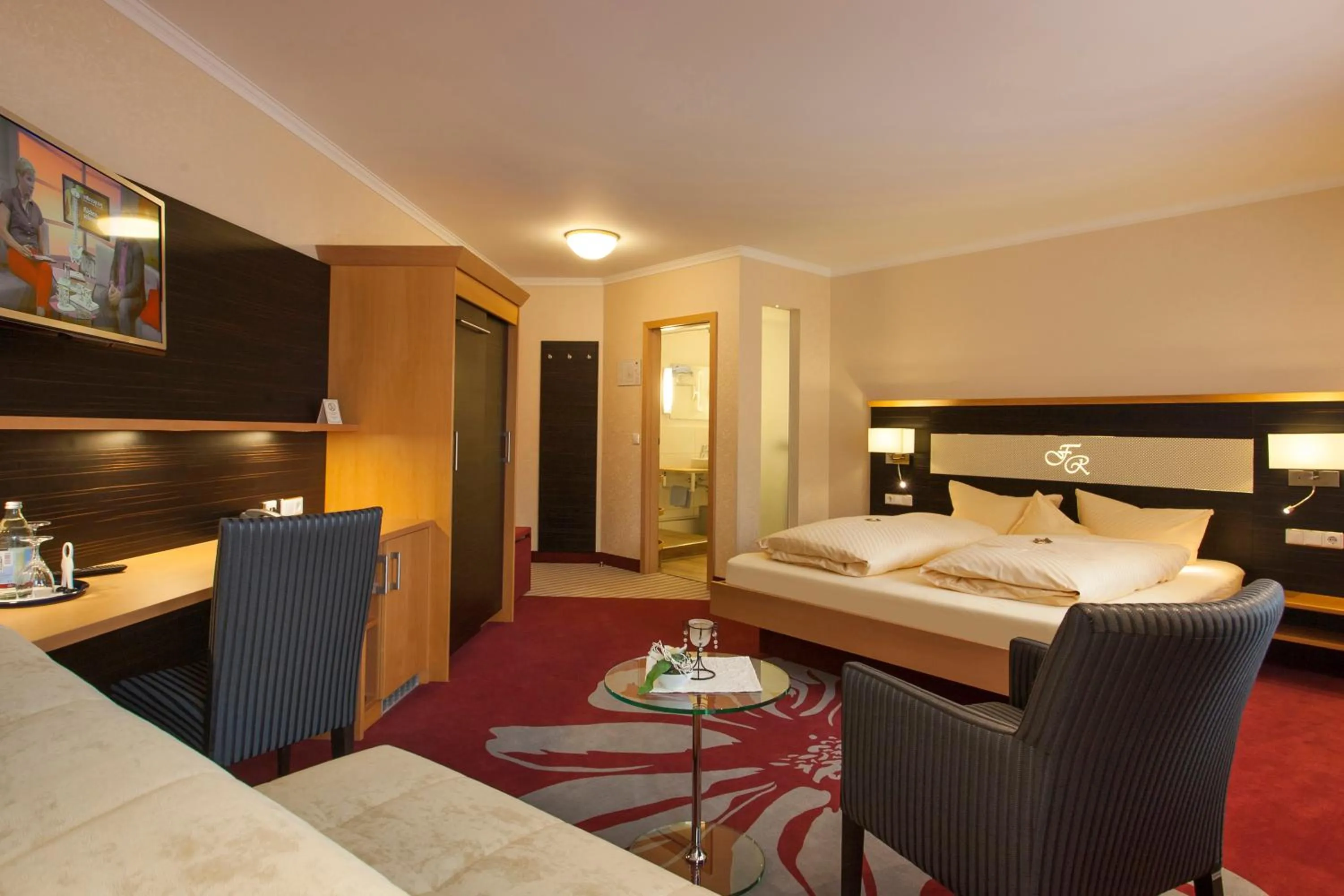 Photo of the whole room, Bed in Forellenhof Rössle Hotel & Restaurant