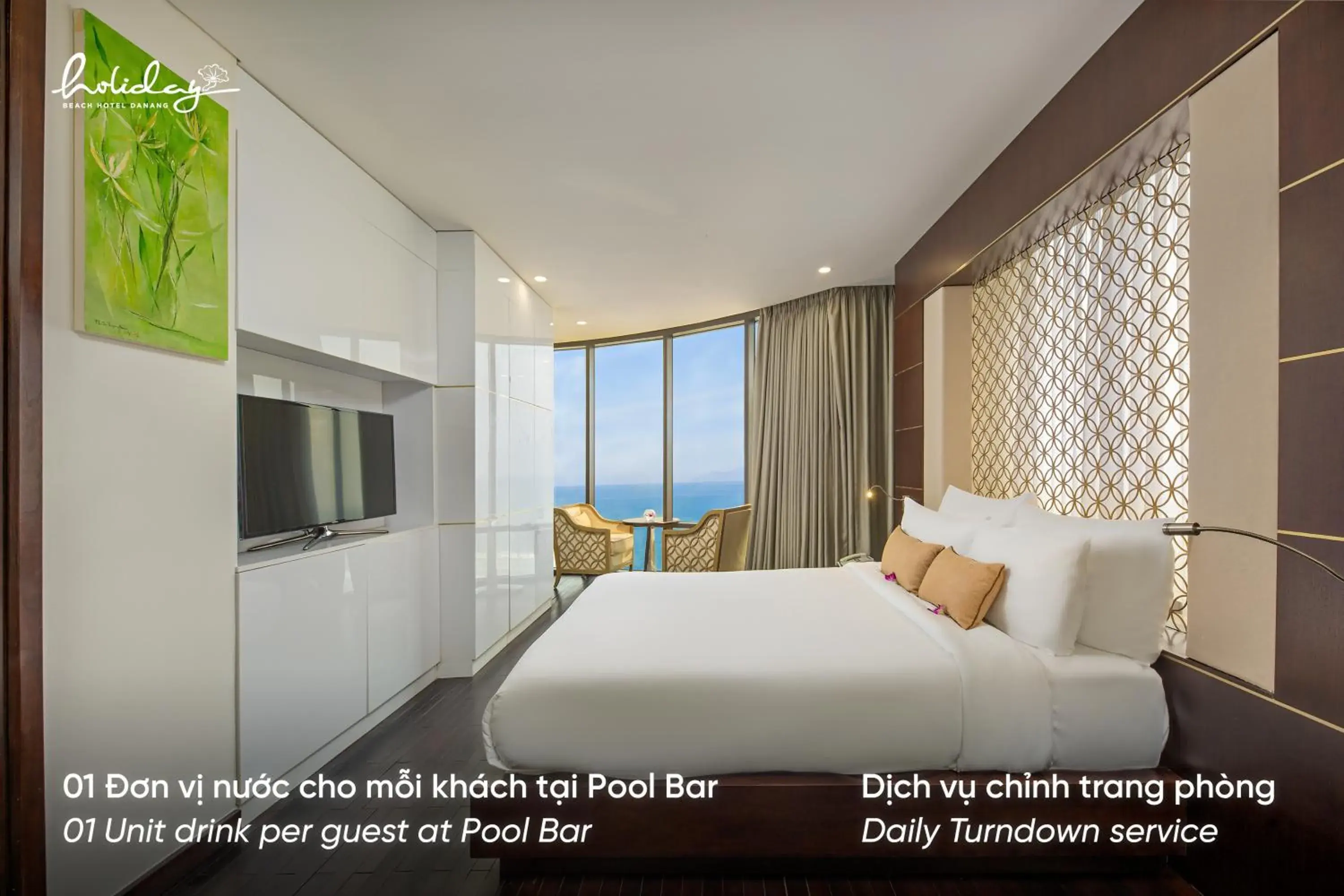Junior Suite Beachfront - High Tea included in Holiday Beach Hotel Danang Junior Suite Beachfront - High Tea included in Holiday Beach Hotel Danang