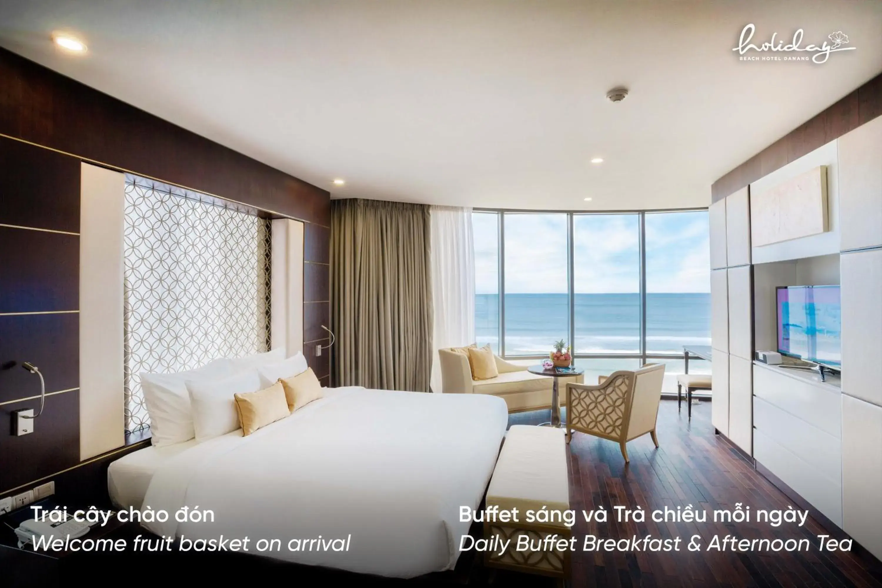 Premier Suite Beachfront - High Tea included in Holiday Beach Hotel Danang Premier Suite Beachfront - High Tea included in Holiday Beach Hotel Danang