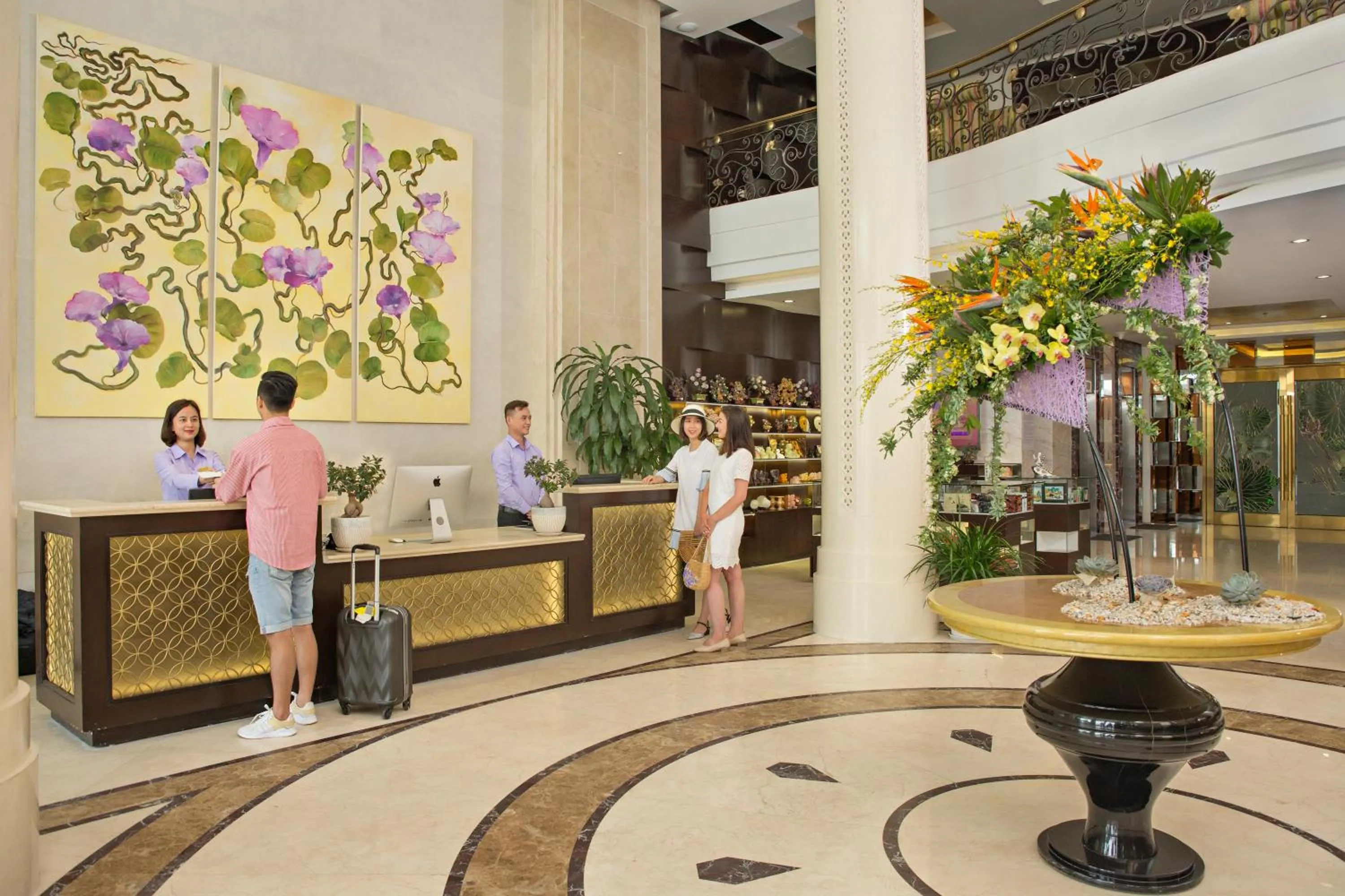 Lobby or reception in Holiday Beach Hotel Danang
