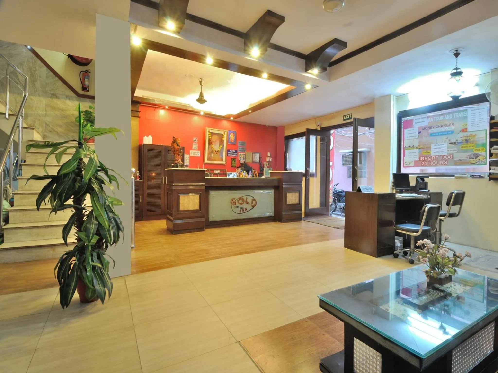 Lobby or reception in The Gold Inn - Paharganj
