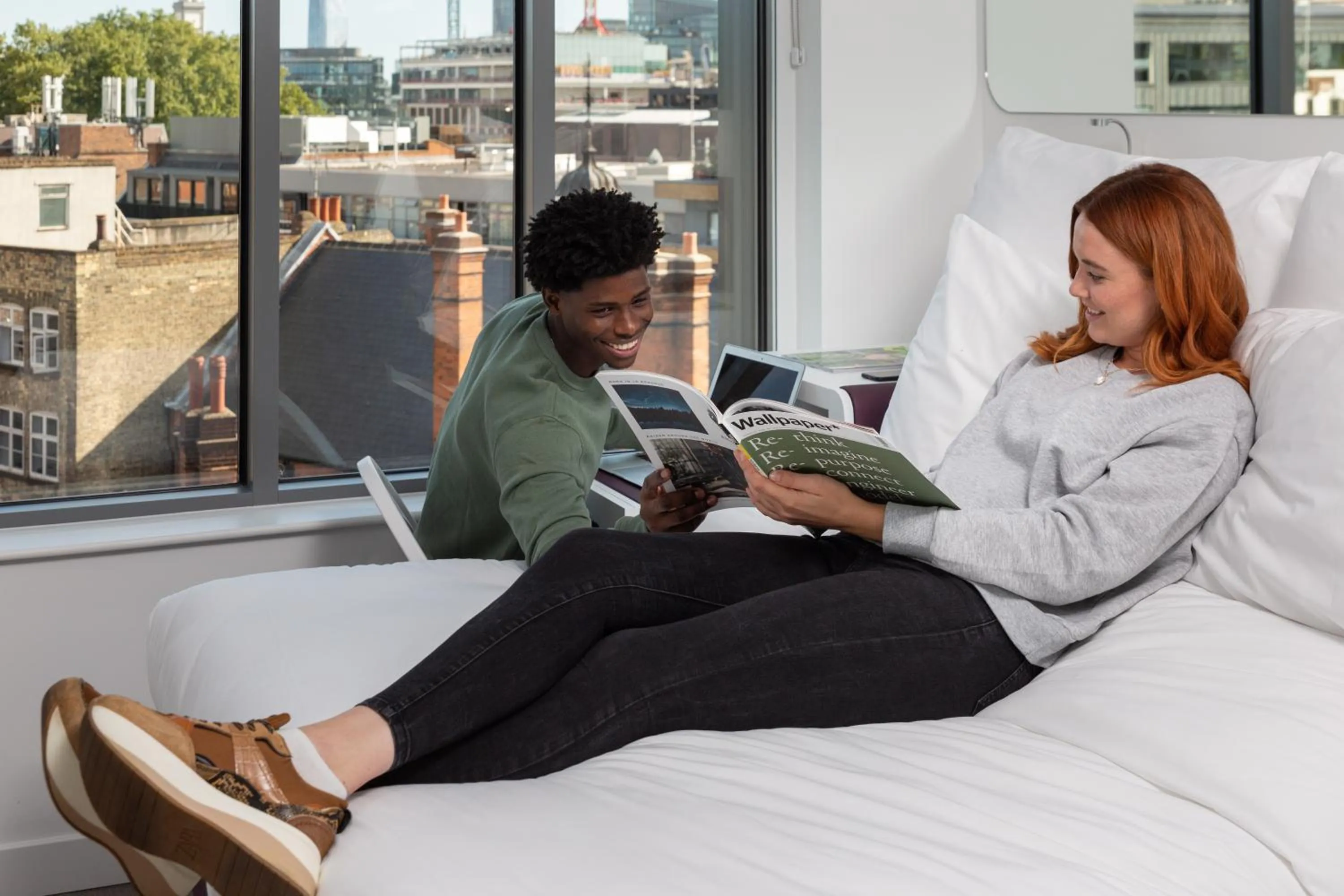 People, Bed in YOTEL London City