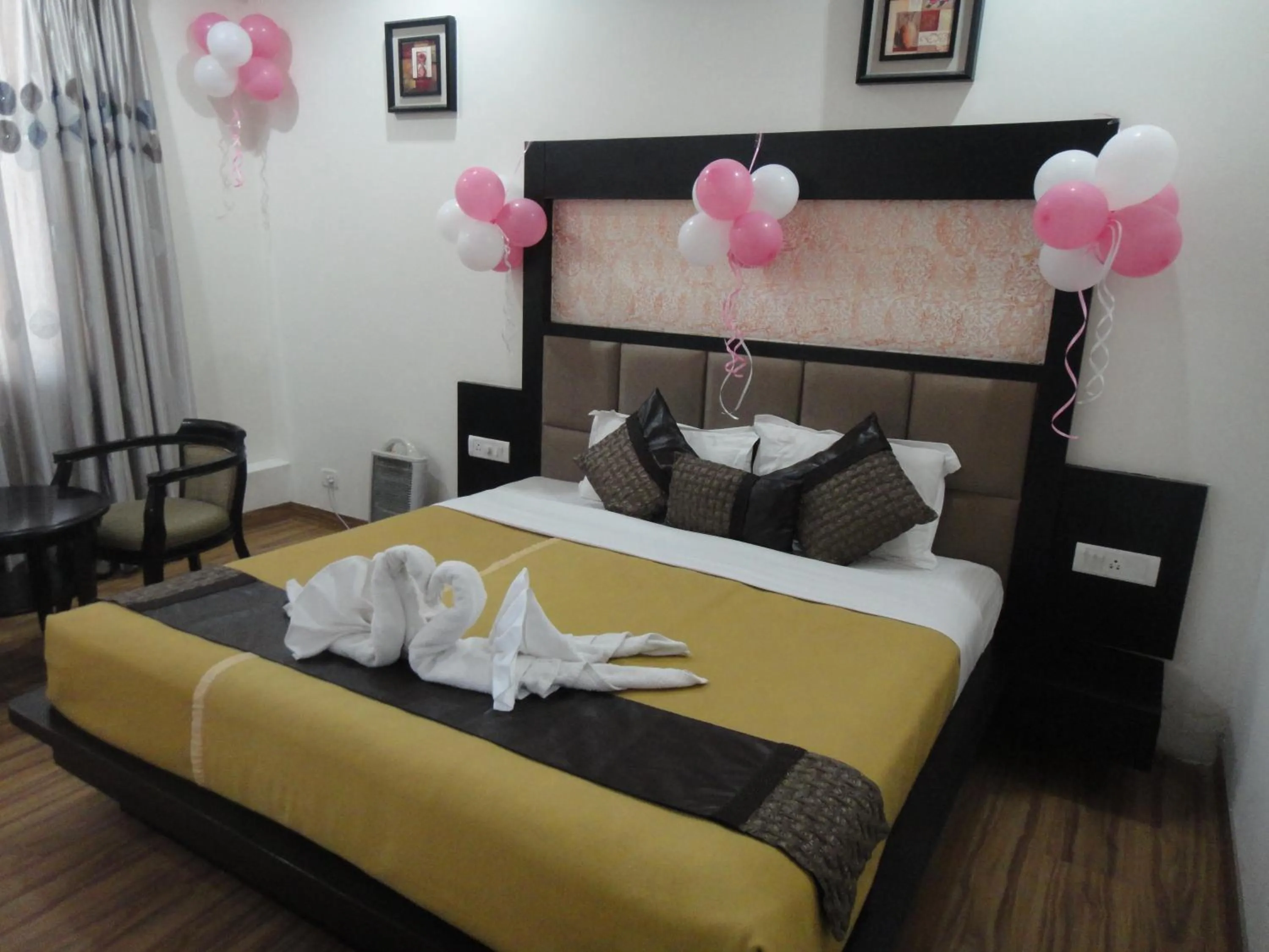 Decorative detail, Bed in Hotel Orbit