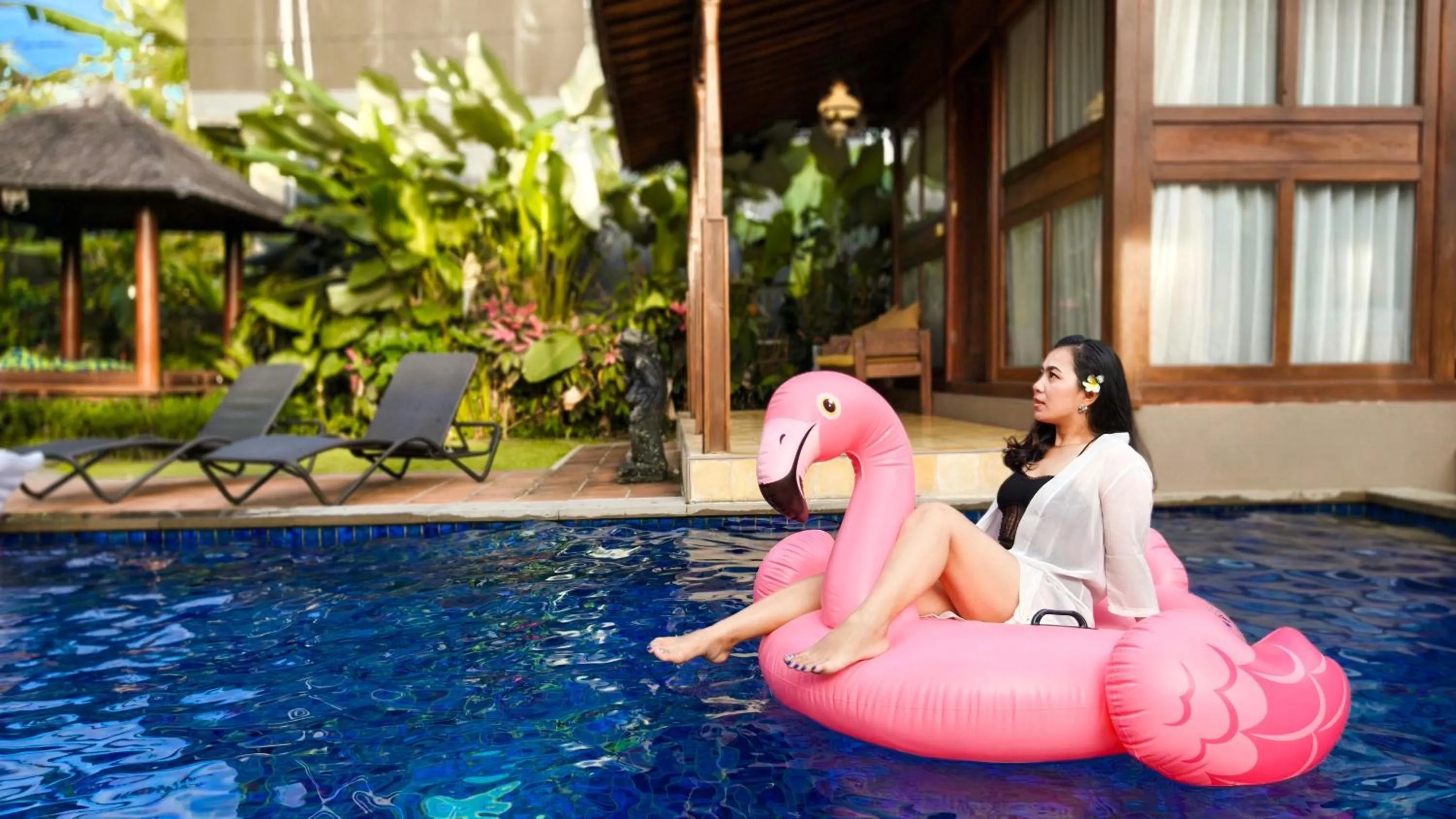 Swimming pool in Ubud Heaven Penestanan