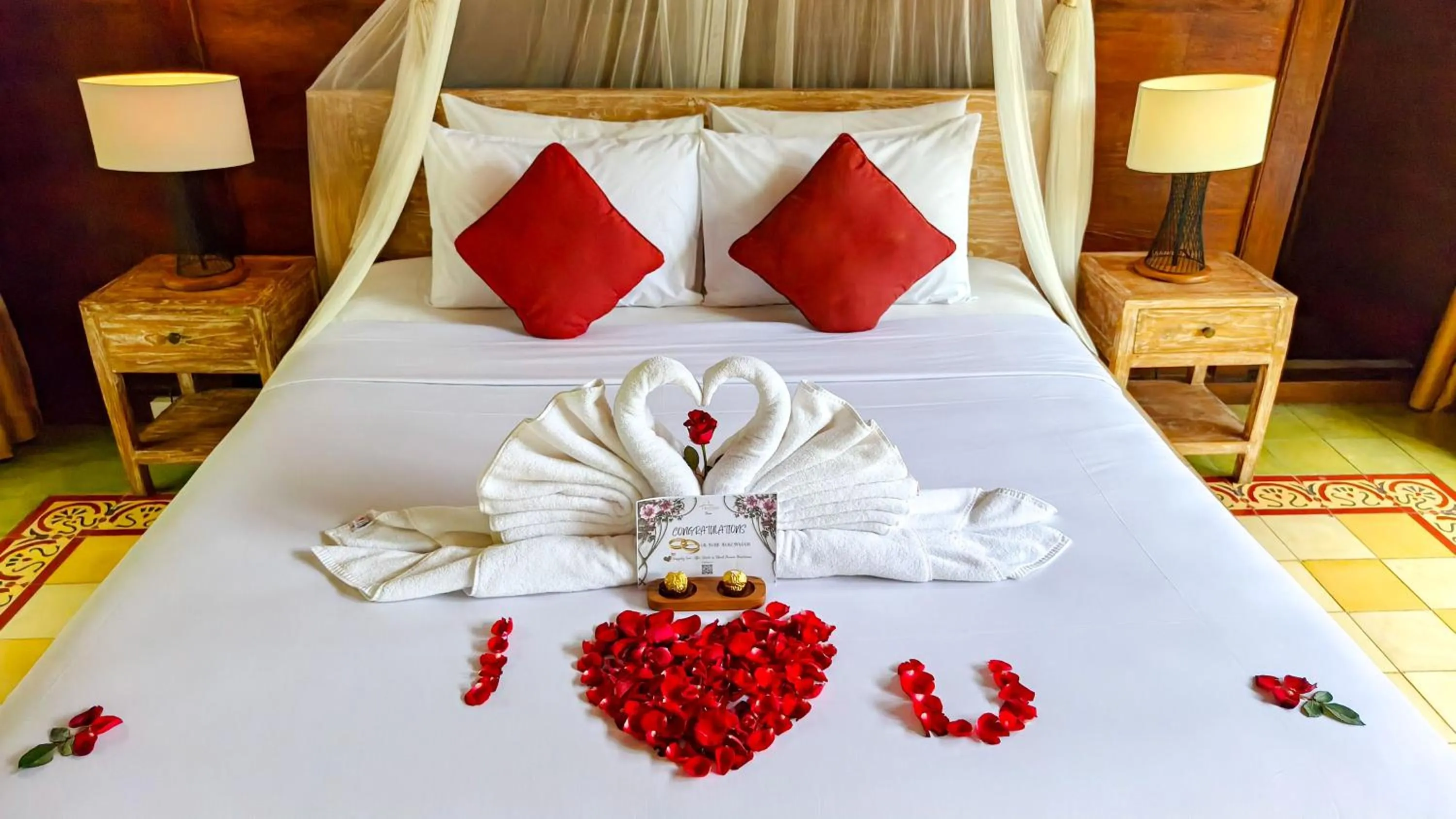 Bed in Ubud Heaven Penestanan