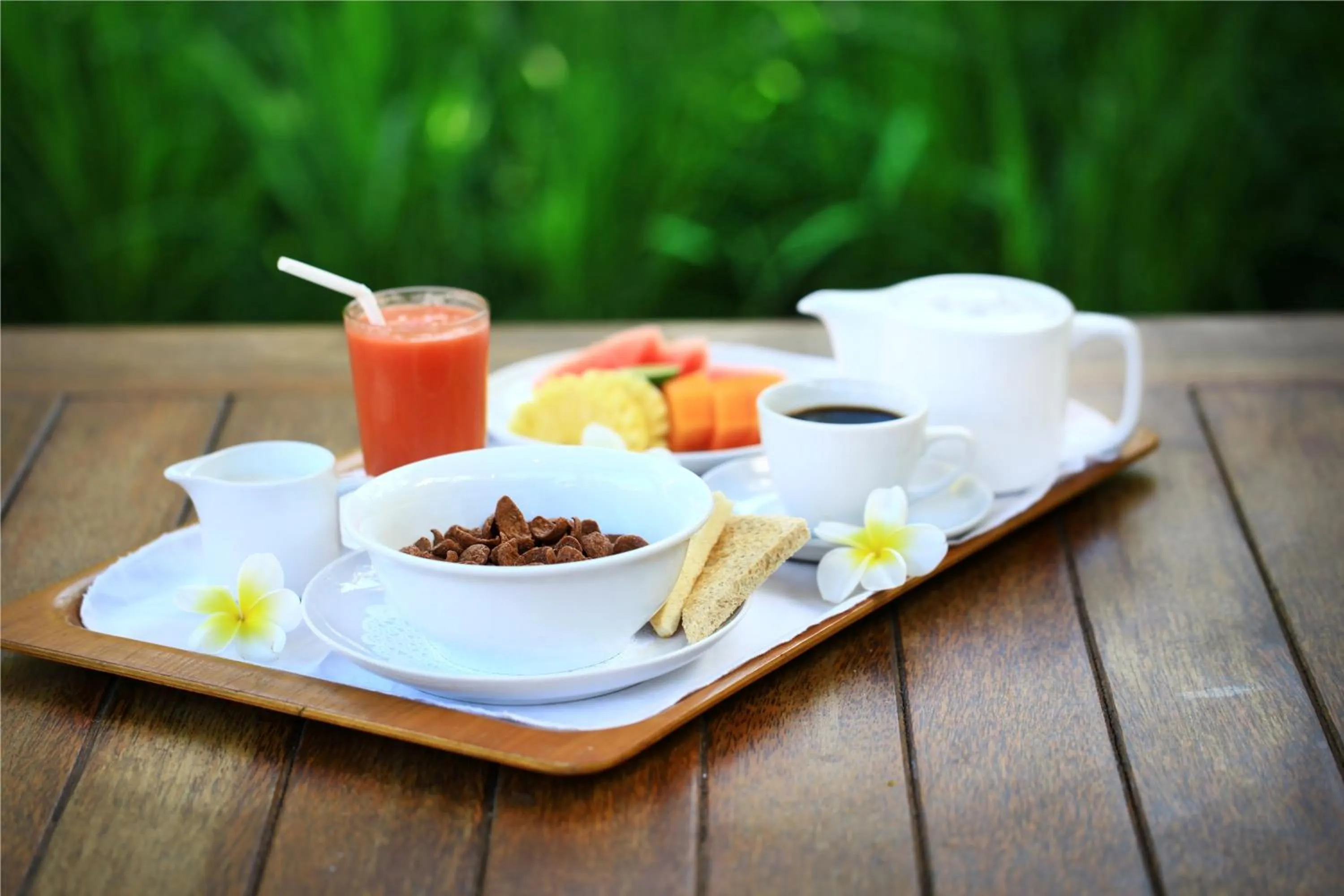Continental breakfast in Ubud Heaven Penestanan