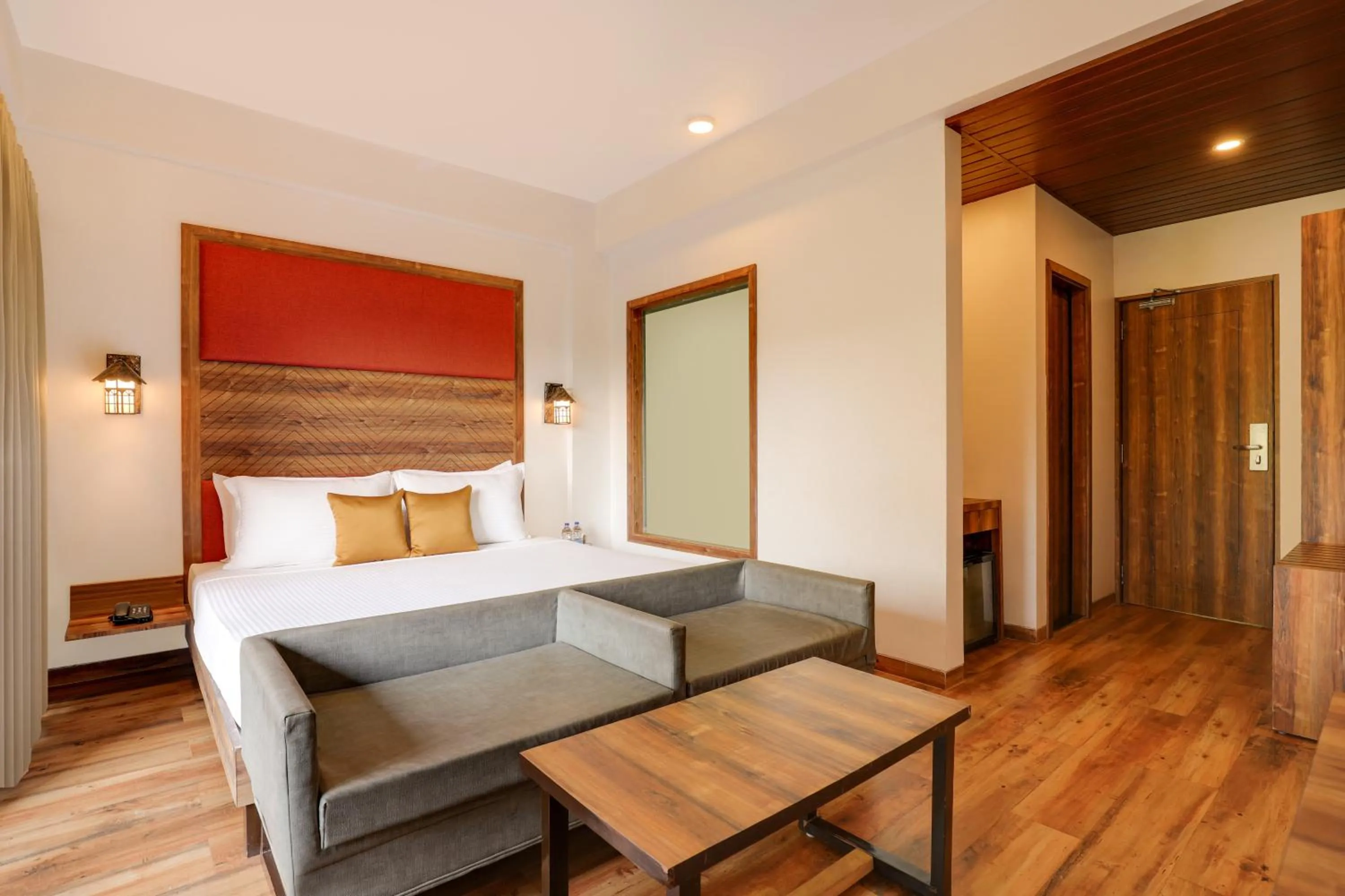 Bedroom, Bed in Keys Lite by Lemon Tree Hotels Sylvan, Dapoli