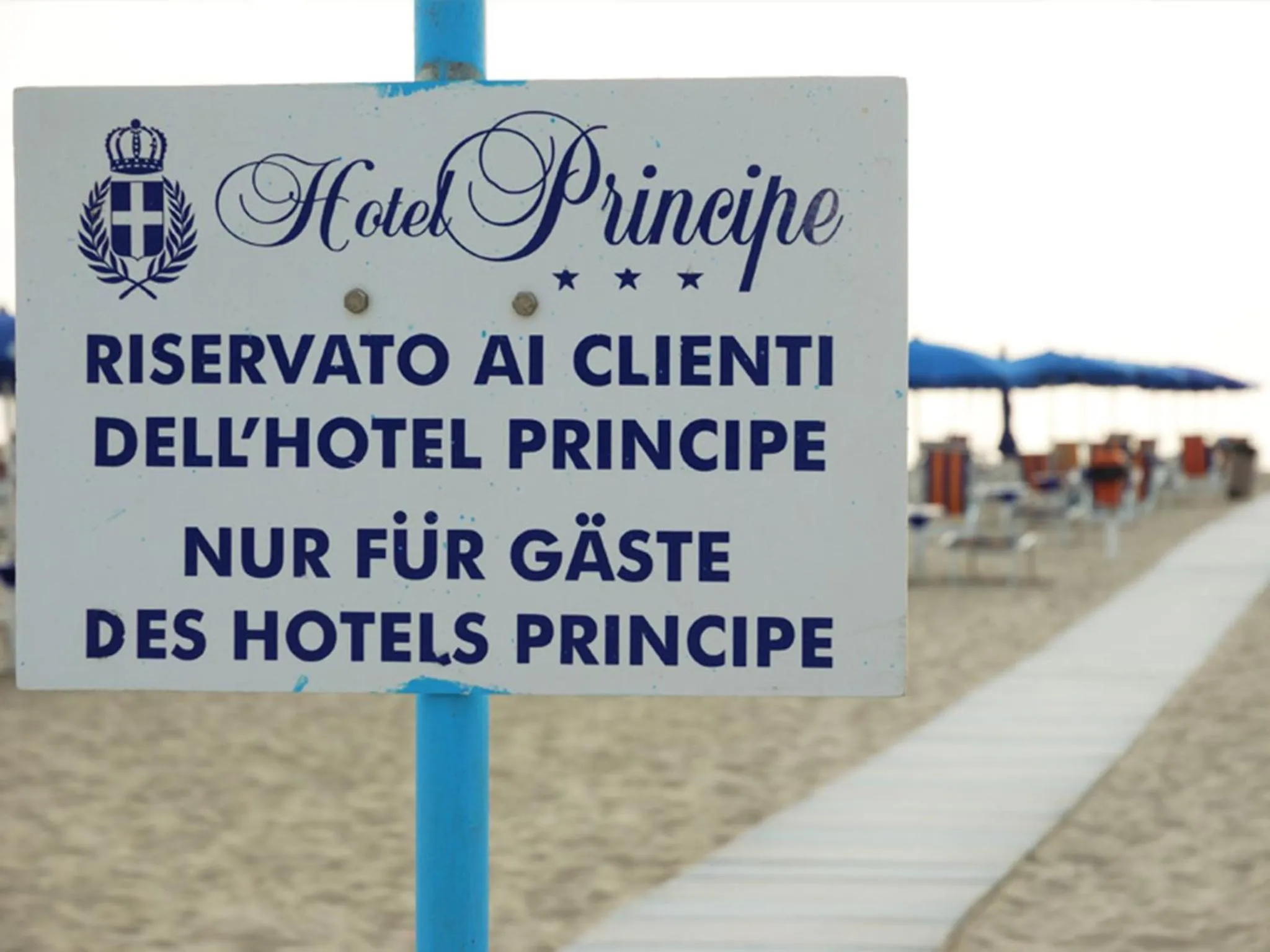 Beach in Hotel Principe