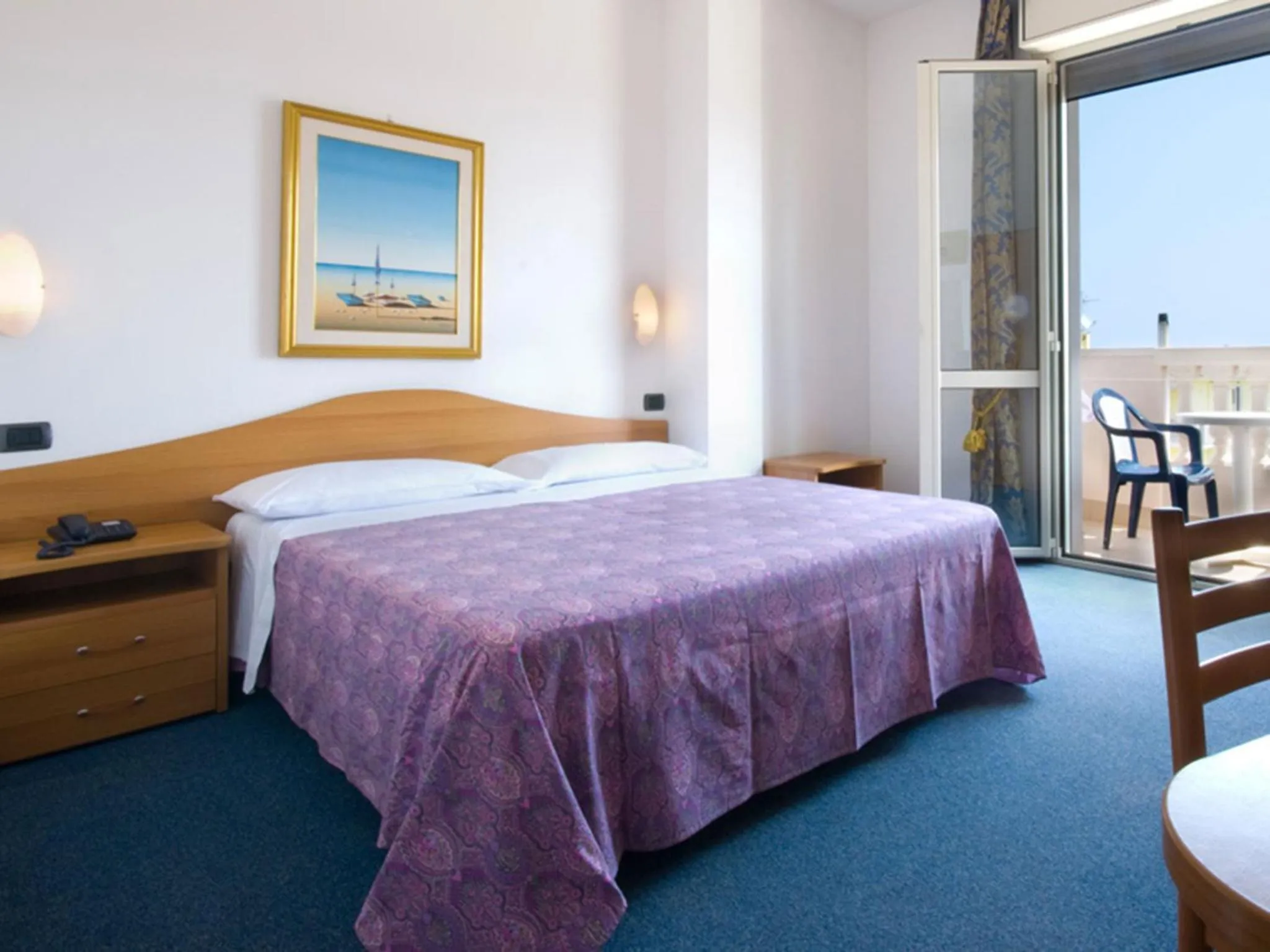 Bed in Hotel Principe