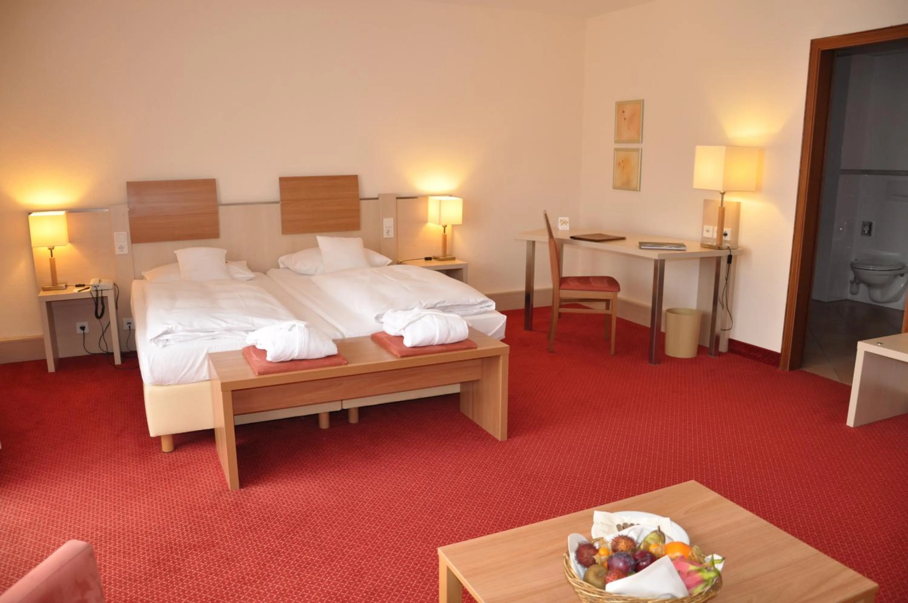 Photo of the whole room, Bed in Hotel am Kurpark