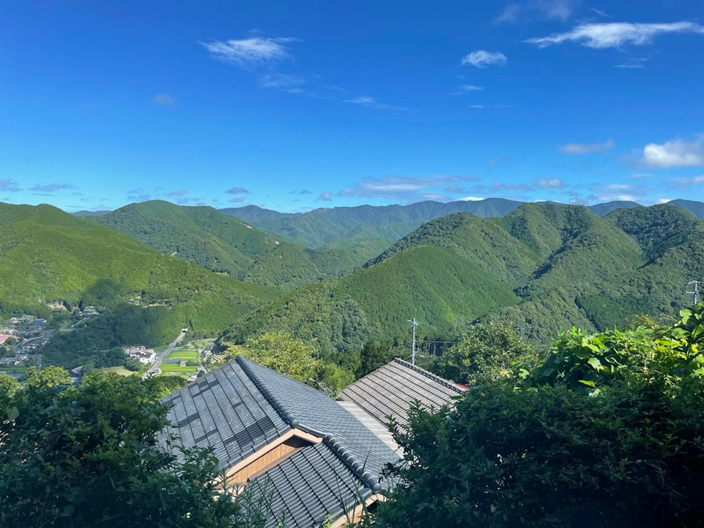 Mountain view in Kirinosato Takahara