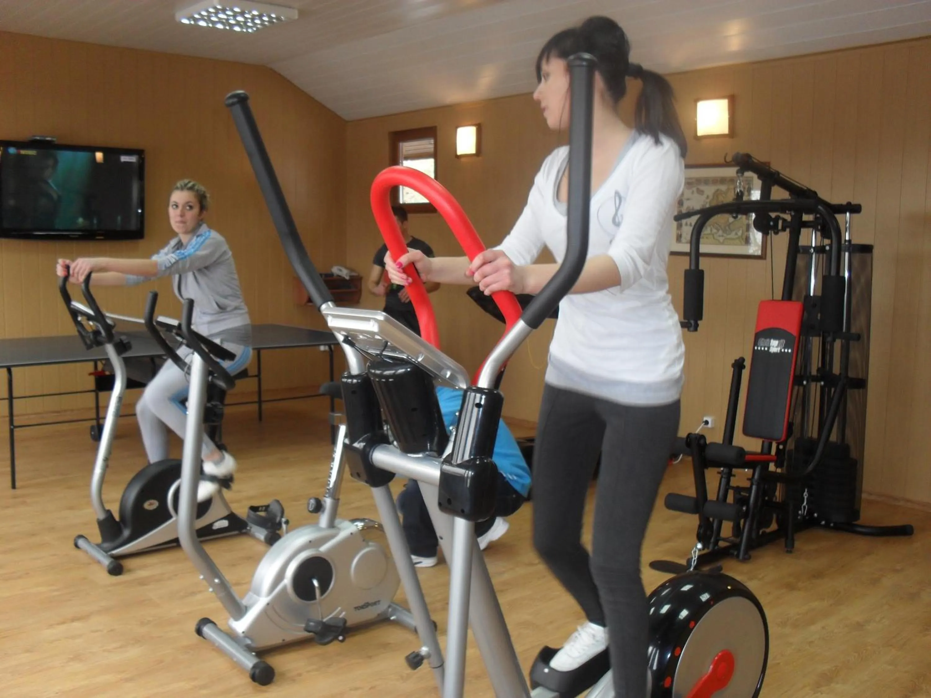 Fitness centre/facilities in Panorama Family Hotel