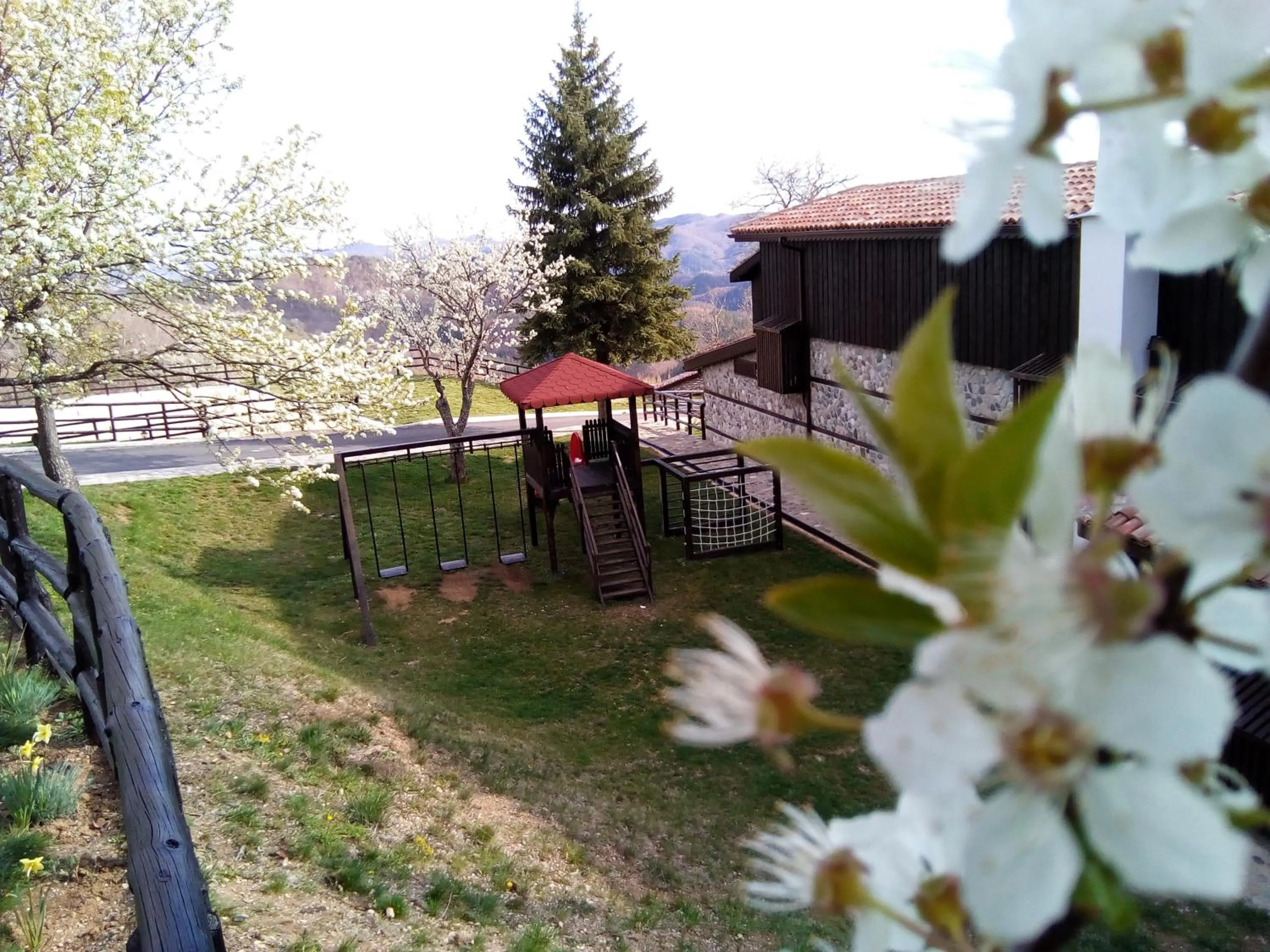 Children play ground in Panorama Family Hotel