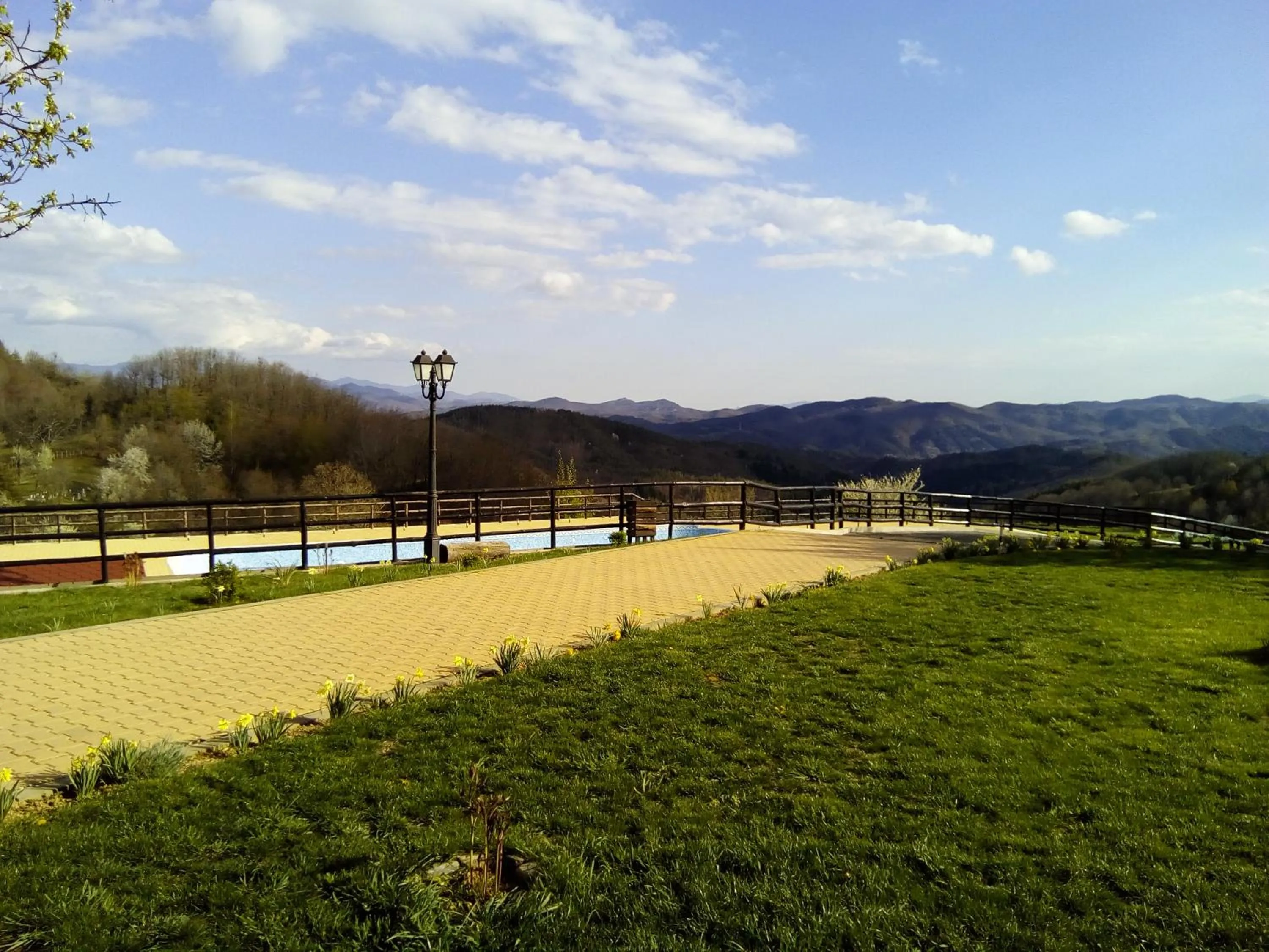 Pool view in Panorama Family Hotel