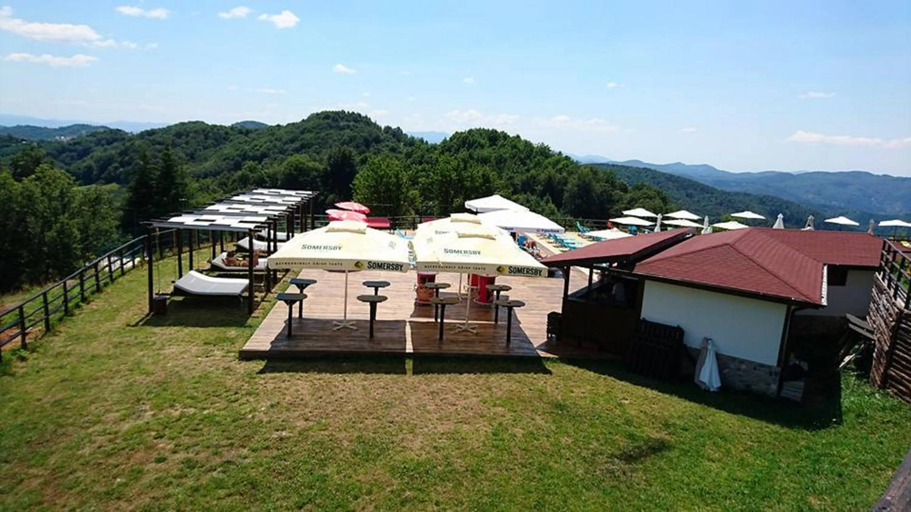 Swimming pool in Panorama Family Hotel