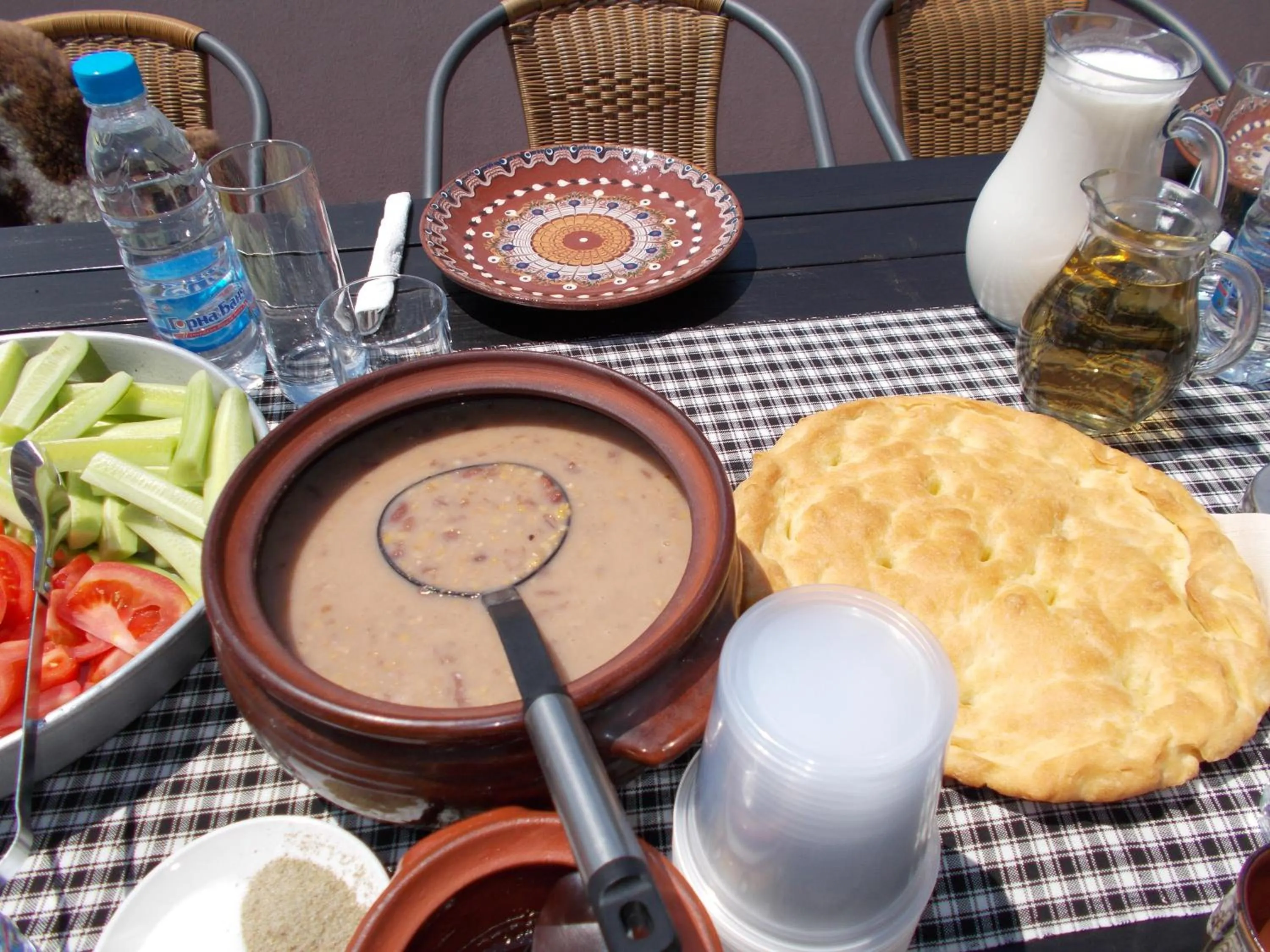 Food close-up in Panorama Family Hotel