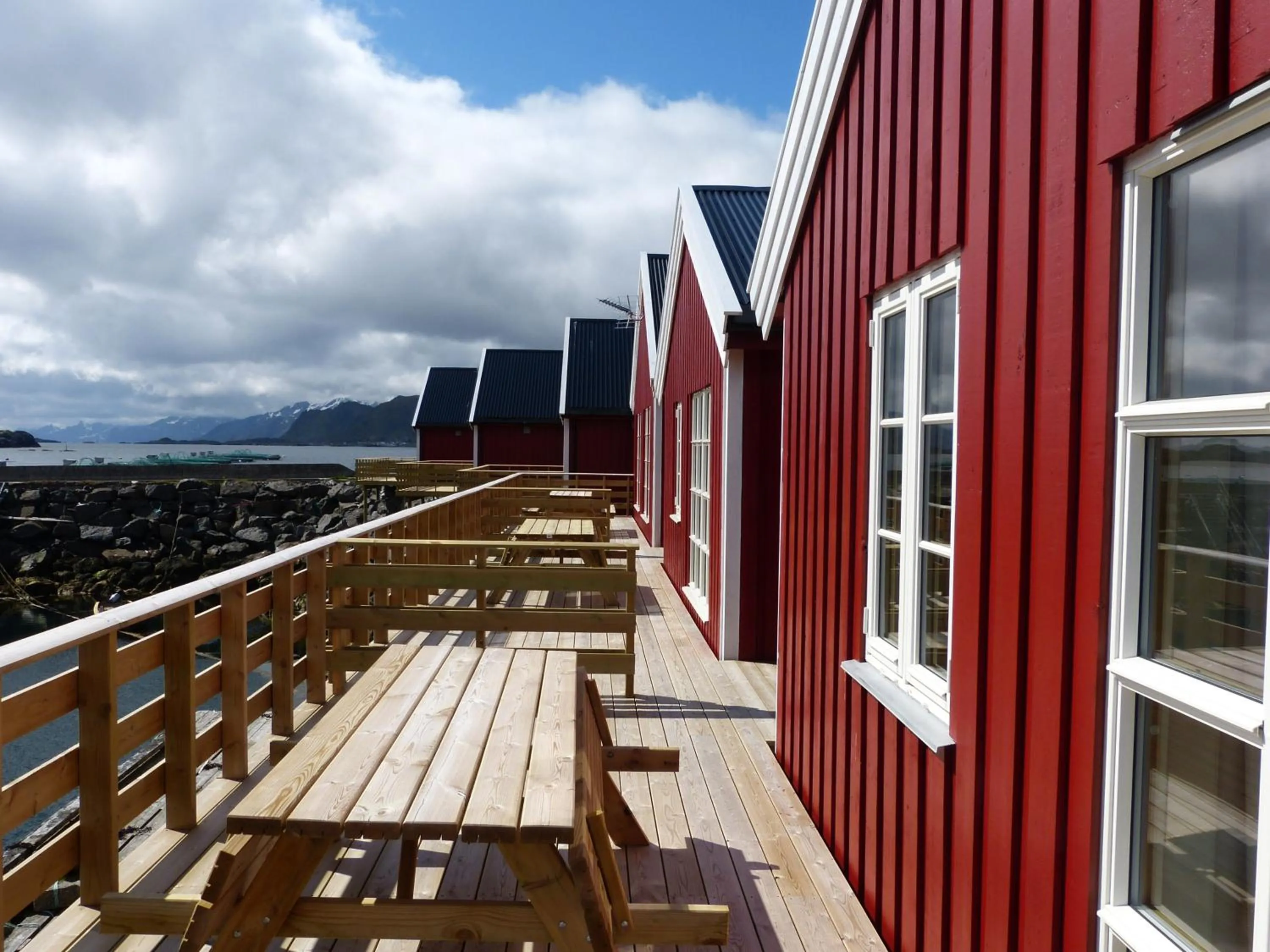 Balcony/Terrace in Statles Rorbu- og Konferansesenter AS