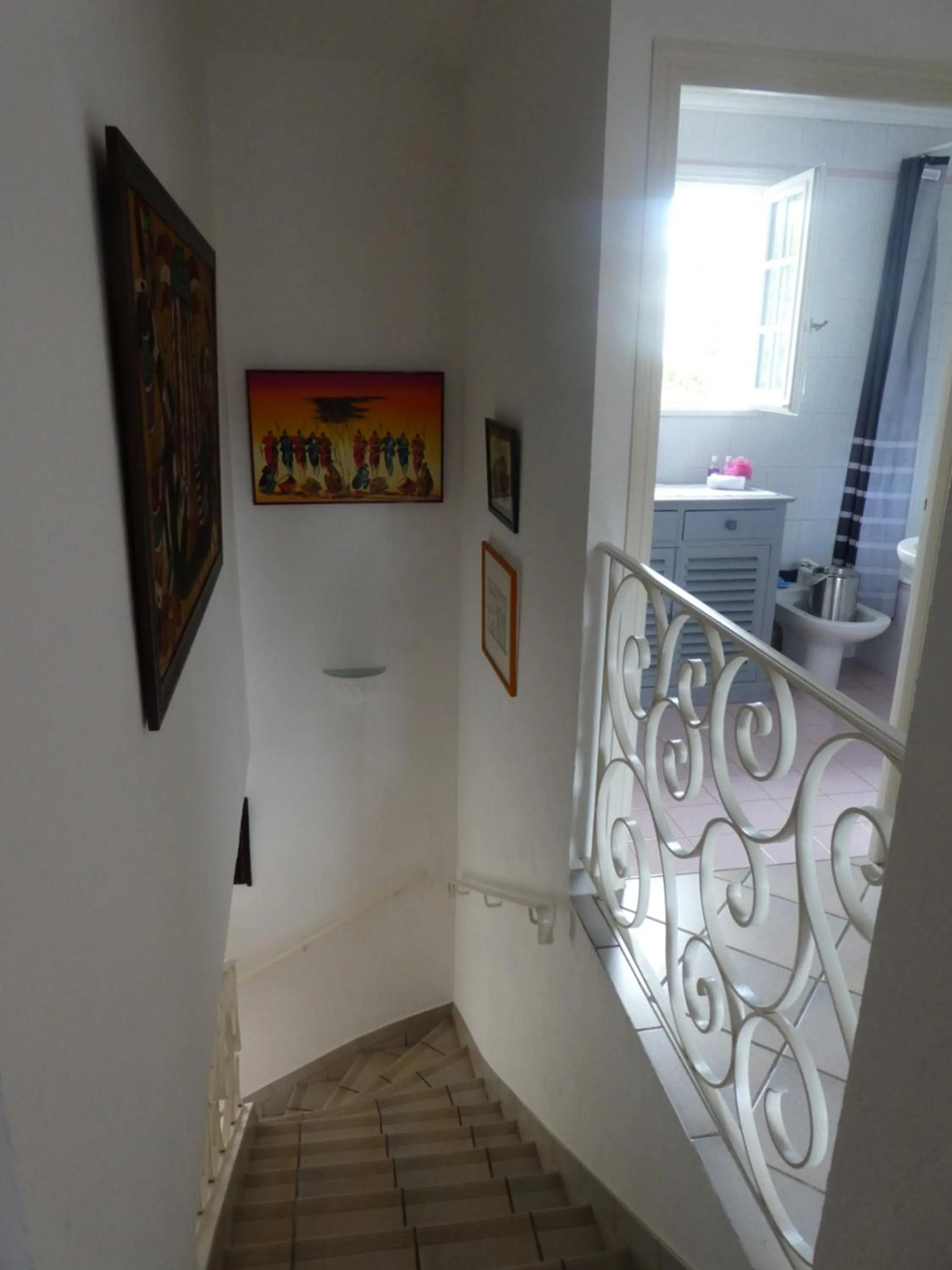 Lobby or reception, Bed in Villa Alessia