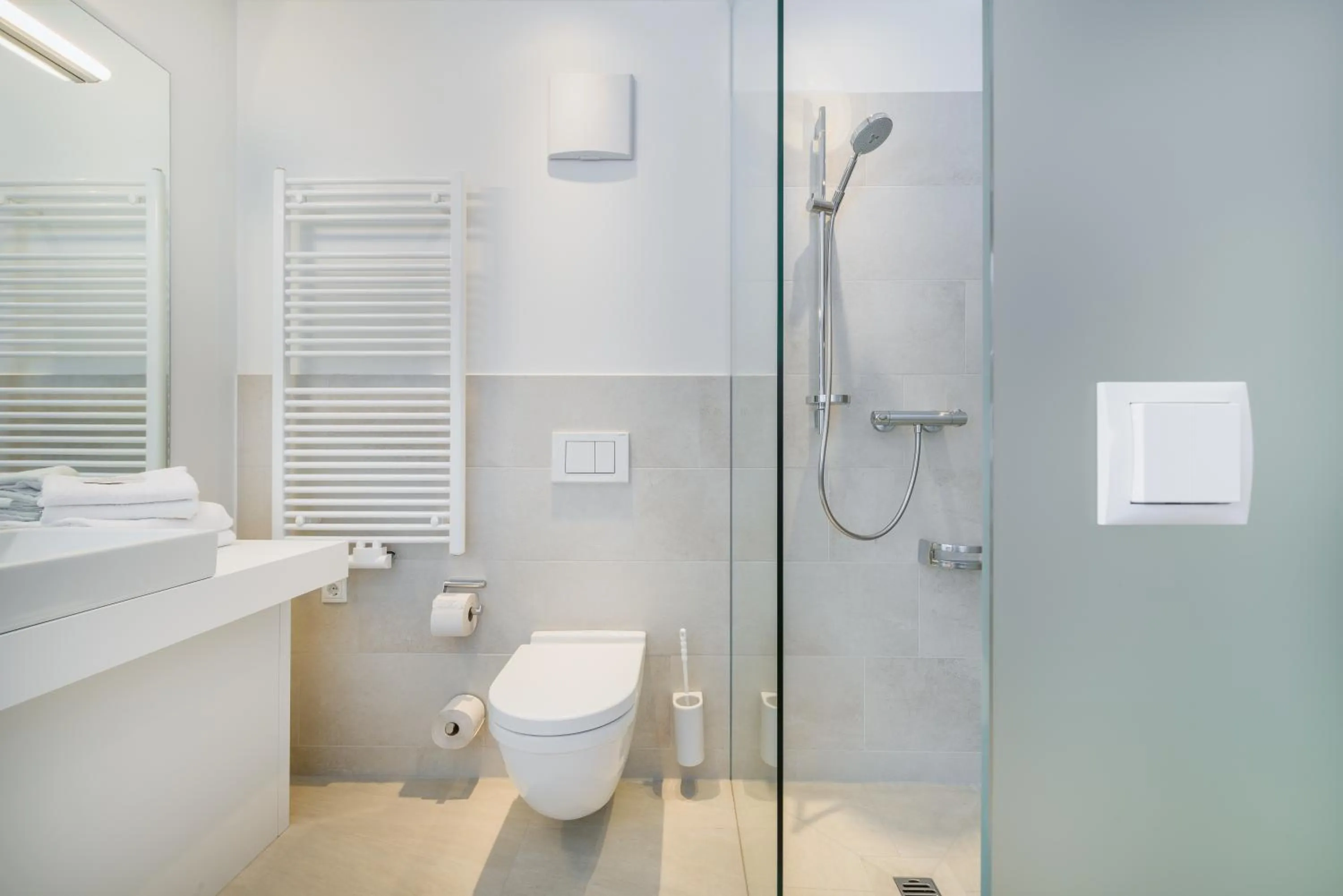 Bathroom in Hotel Lün