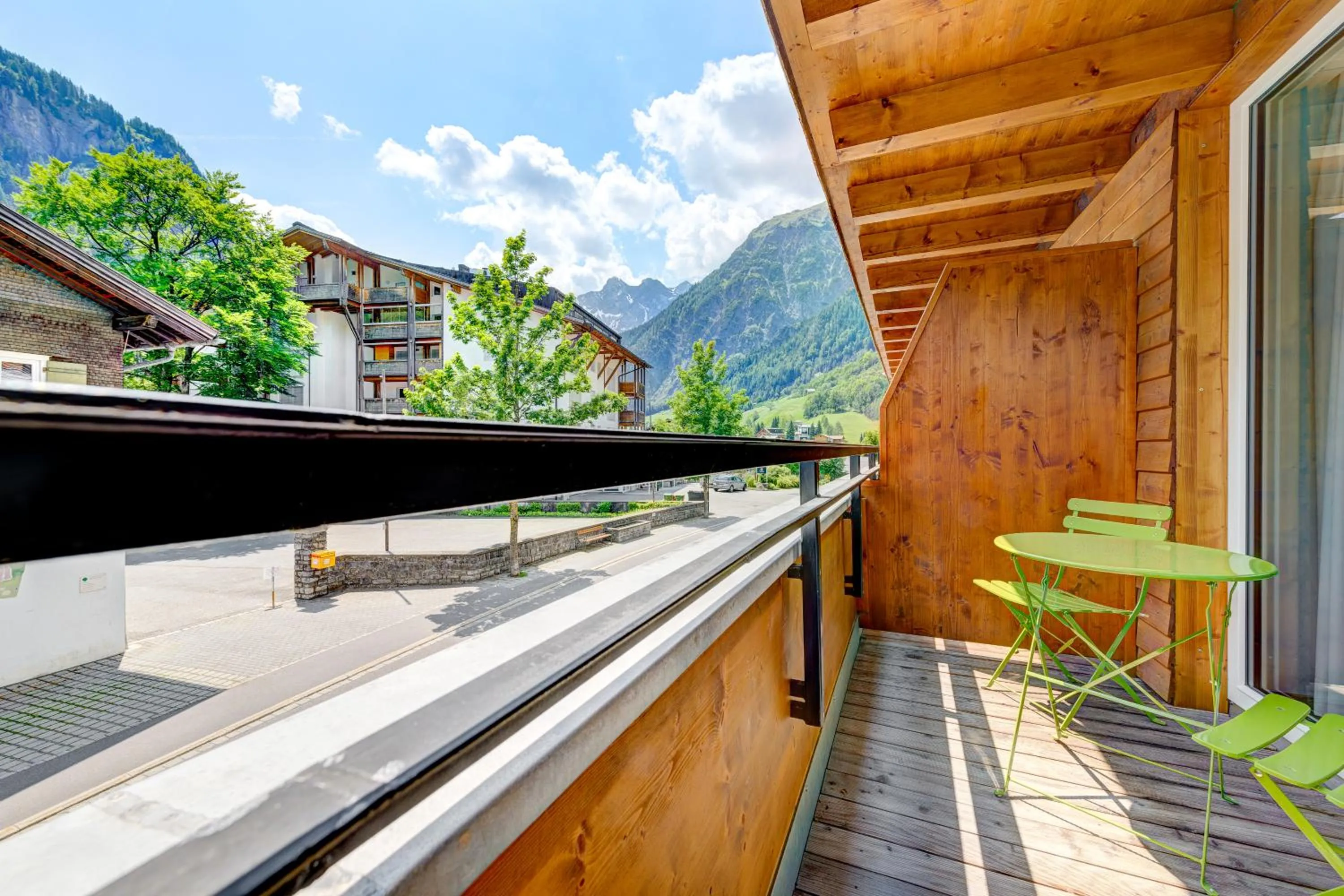 Mountain view in Hotel Lün