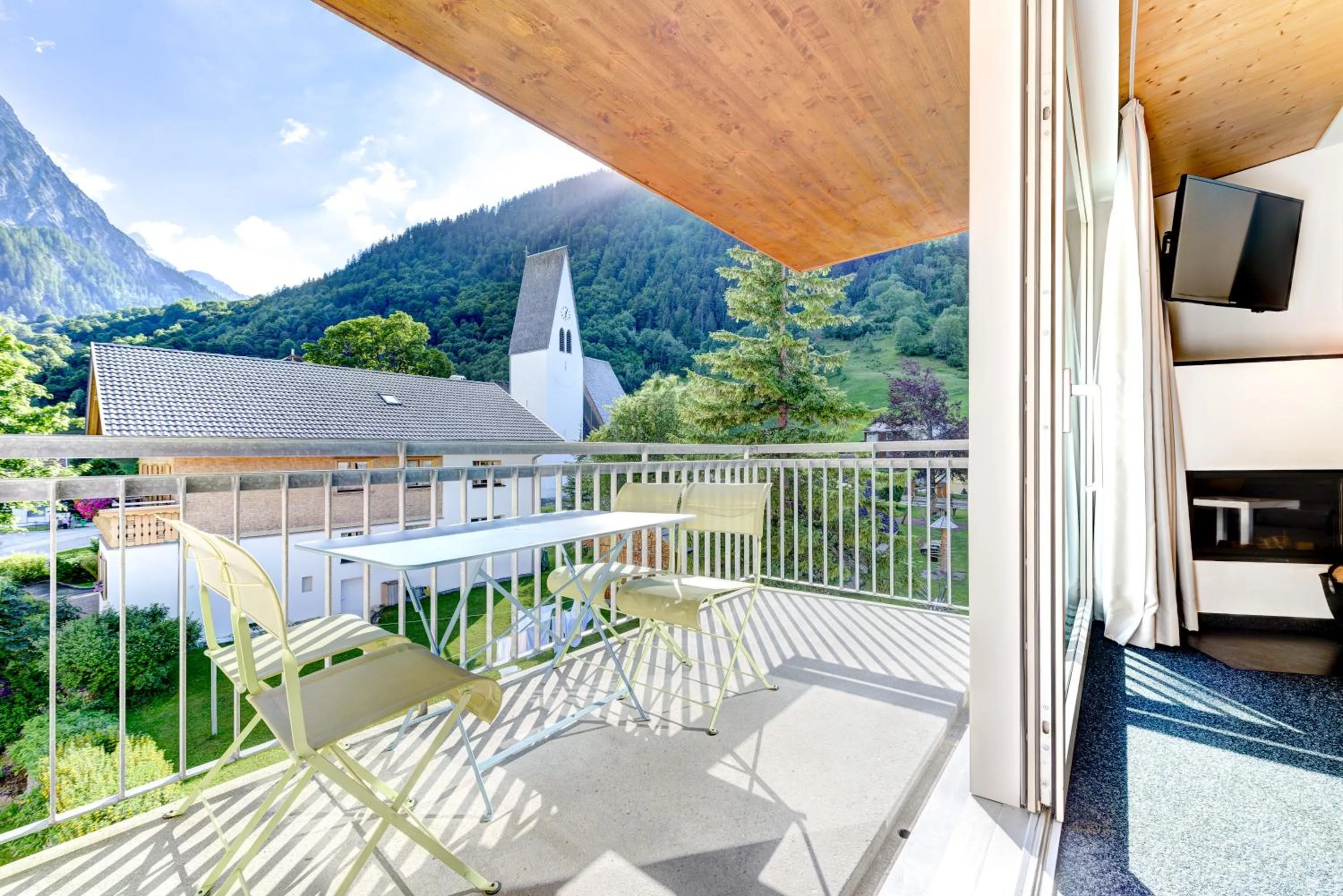 Balcony/Terrace in Hotel Lün