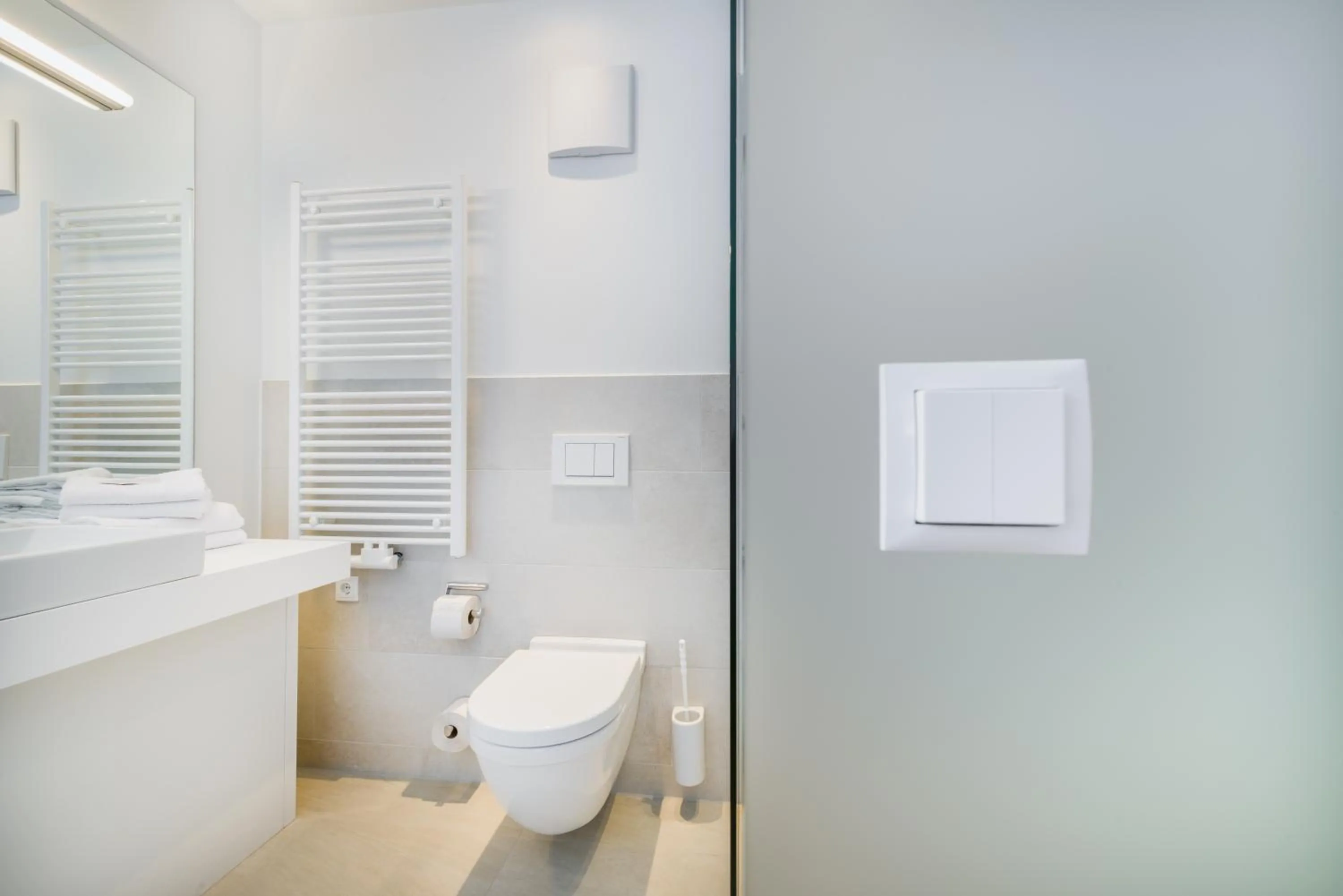 Bathroom in Hotel Lün