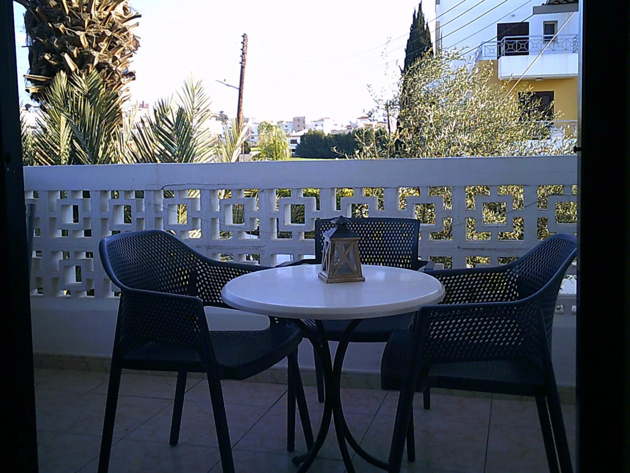 Balcony/Terrace in Panklitos Tourist Apartments