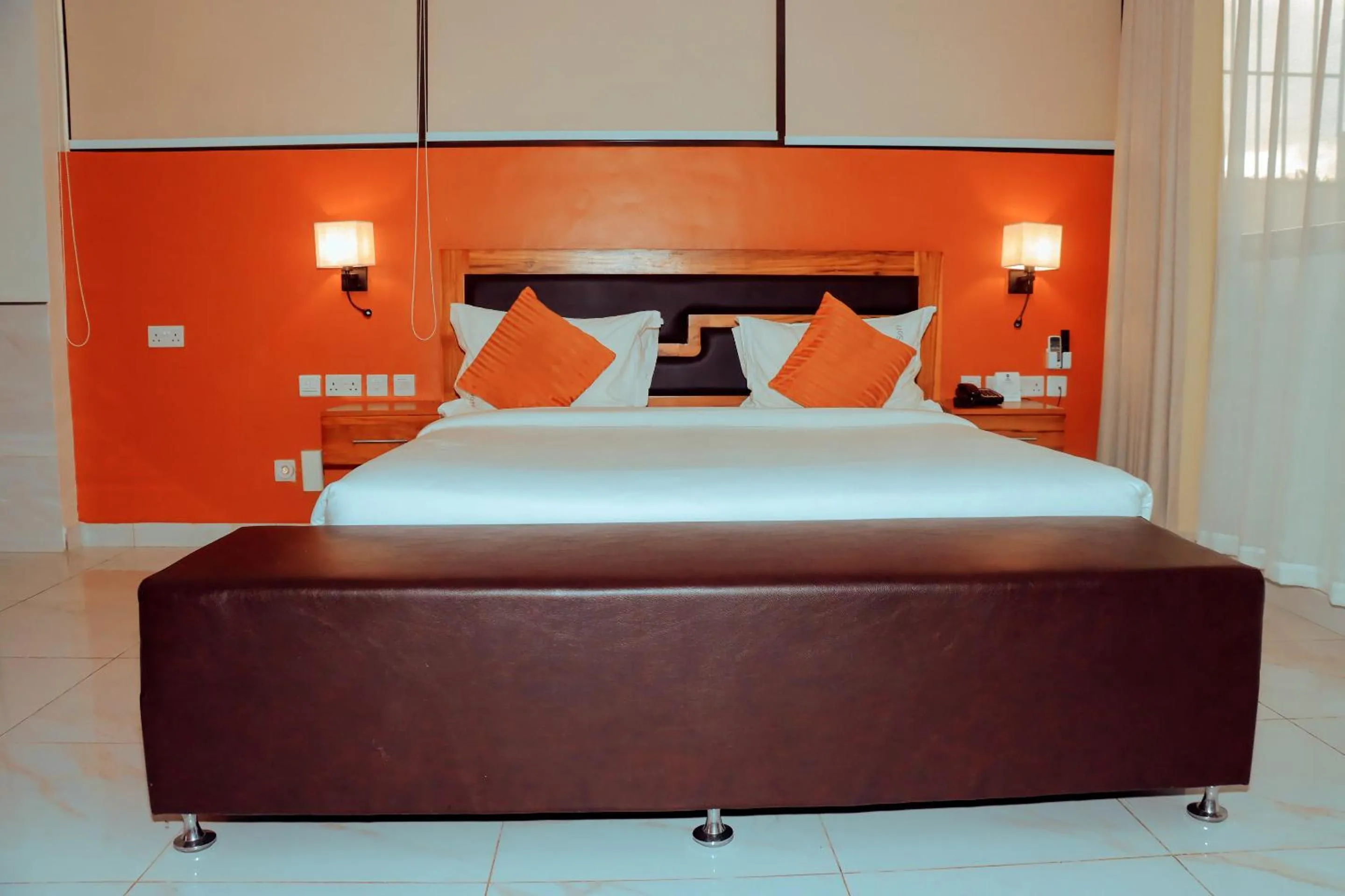 Bed in Best Western Jangwani Sea Breeze Resort